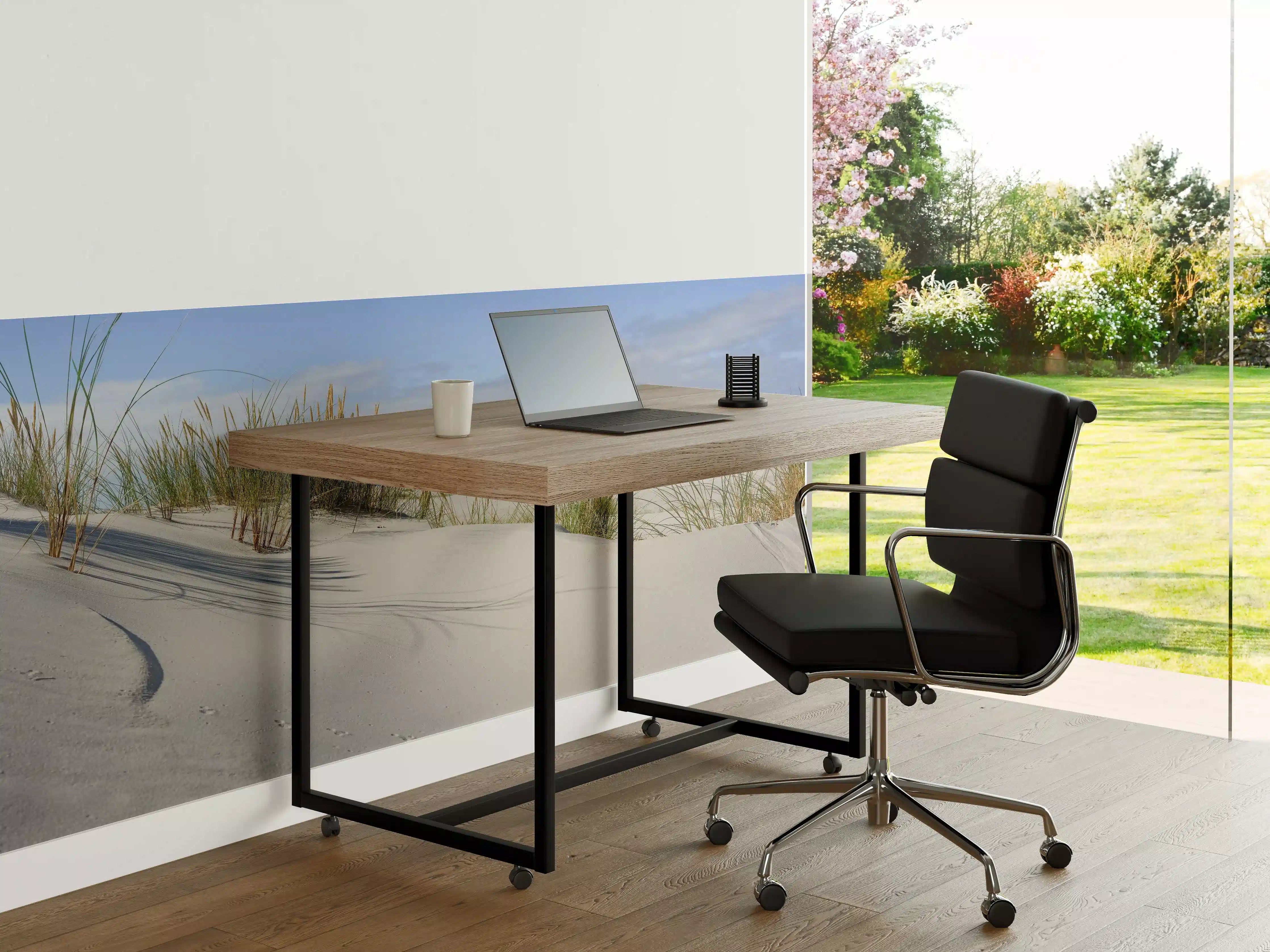 Büro Wandgestaltung - Idyllische Dünenlandschaft mit Meerblick
