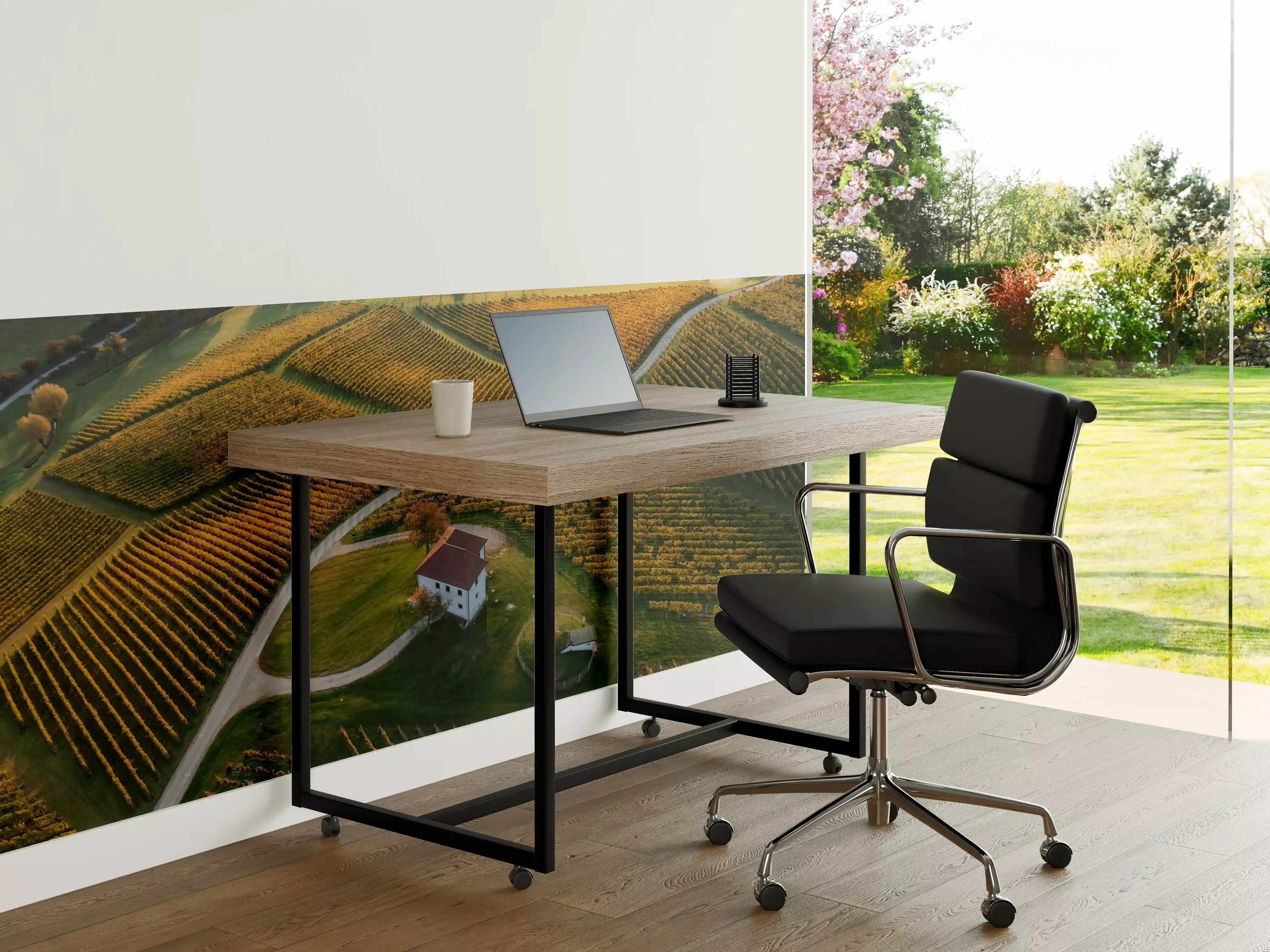 Büro Wandgestaltung - Idyllische Grün-Landschaft