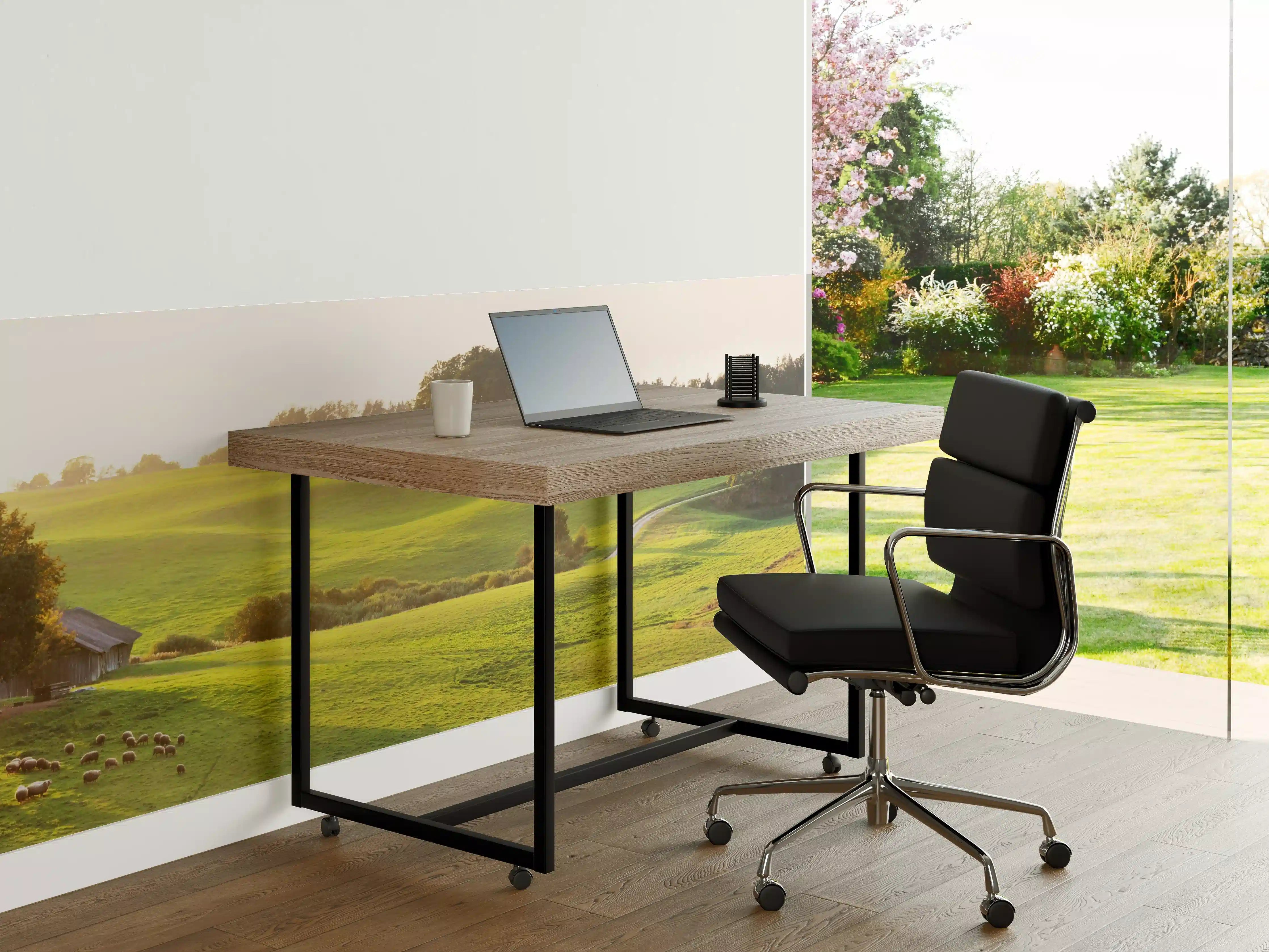 Büro Wandgestaltung - Idyllisches Landschaftsbild bei Sonnenaufgang