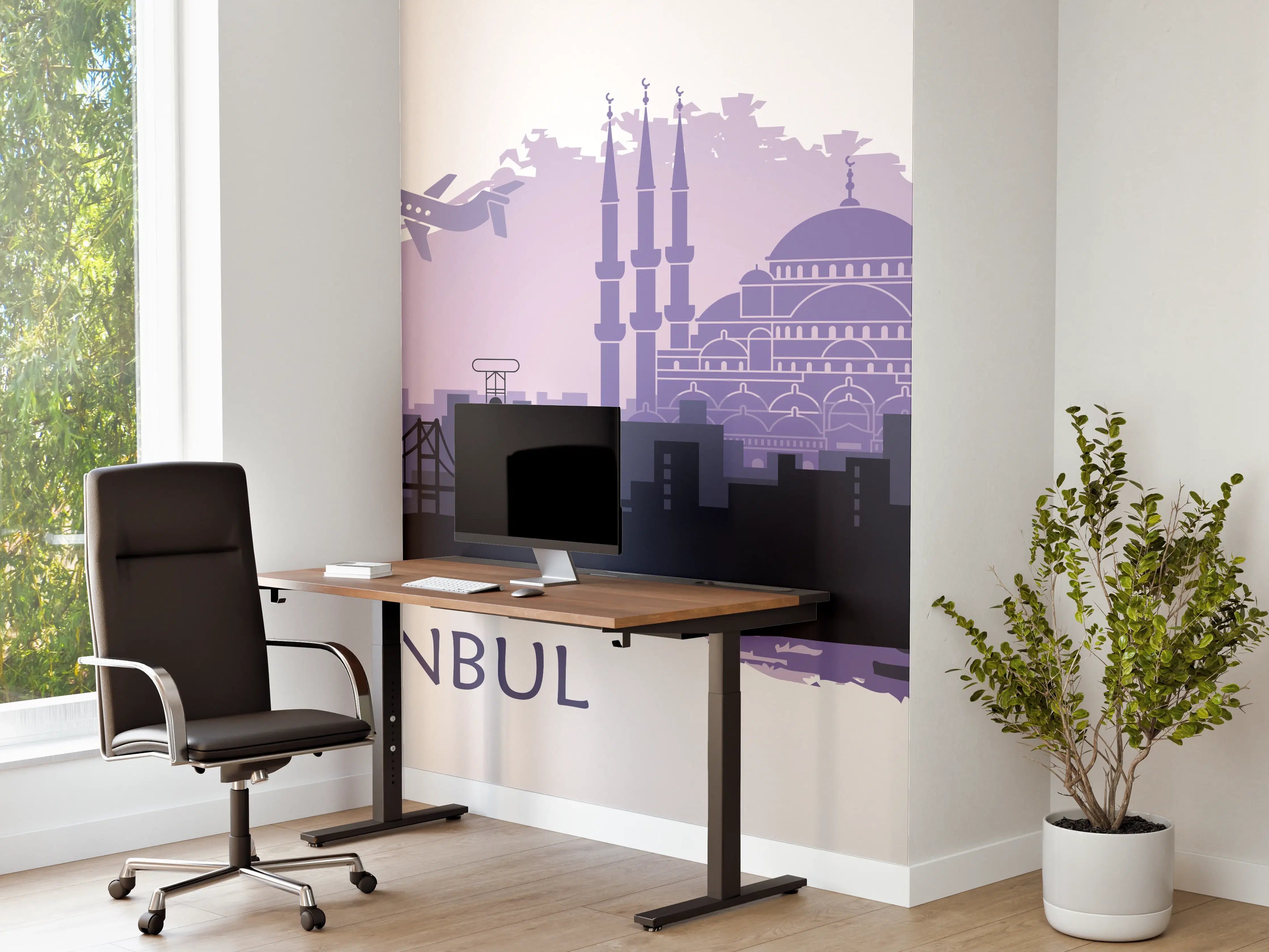 Büro Wandgestaltung - Istanbul Skyline Panorama