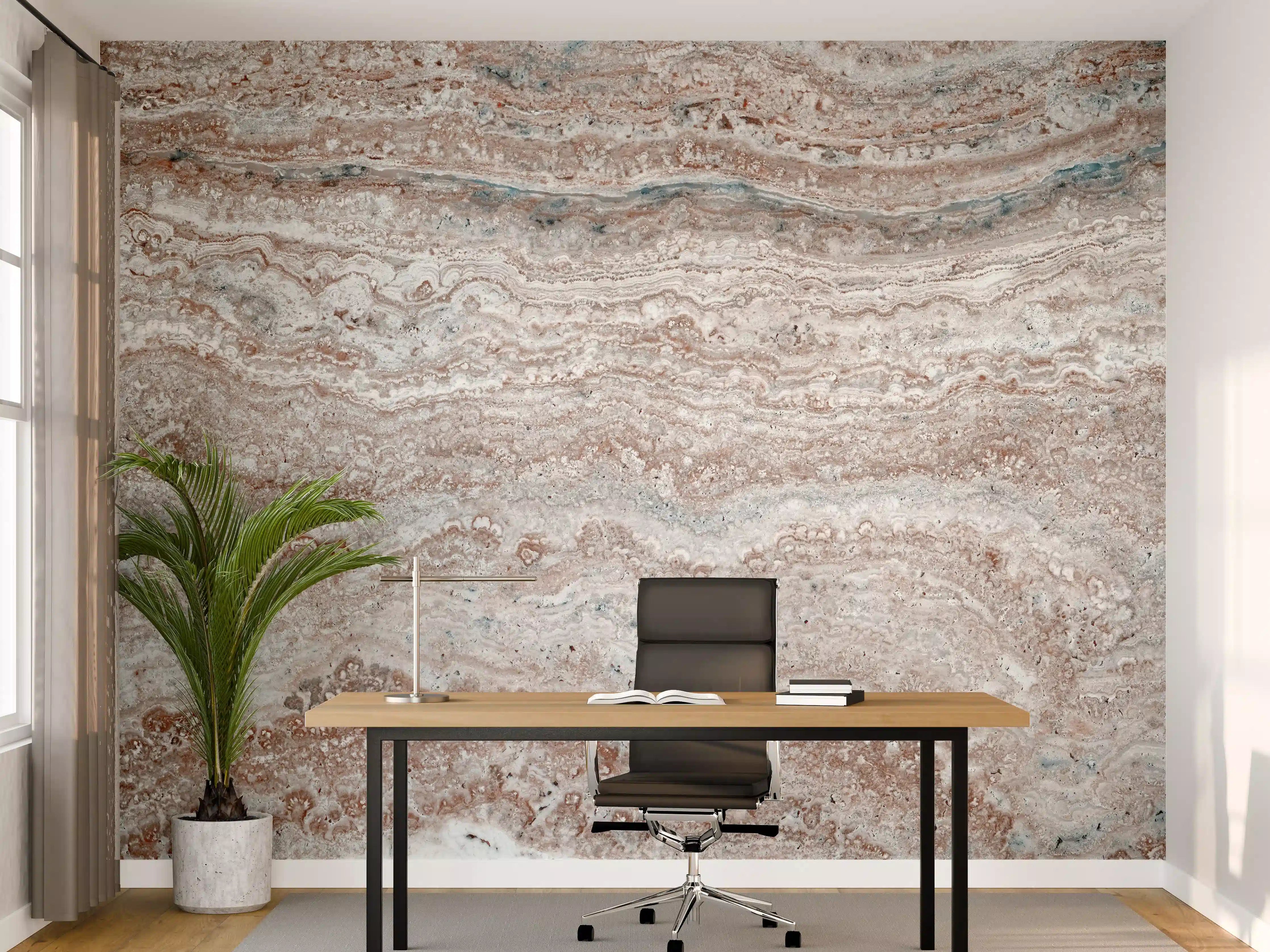 Büro Wandgestaltung - Italienischer Marmor Hintergrund