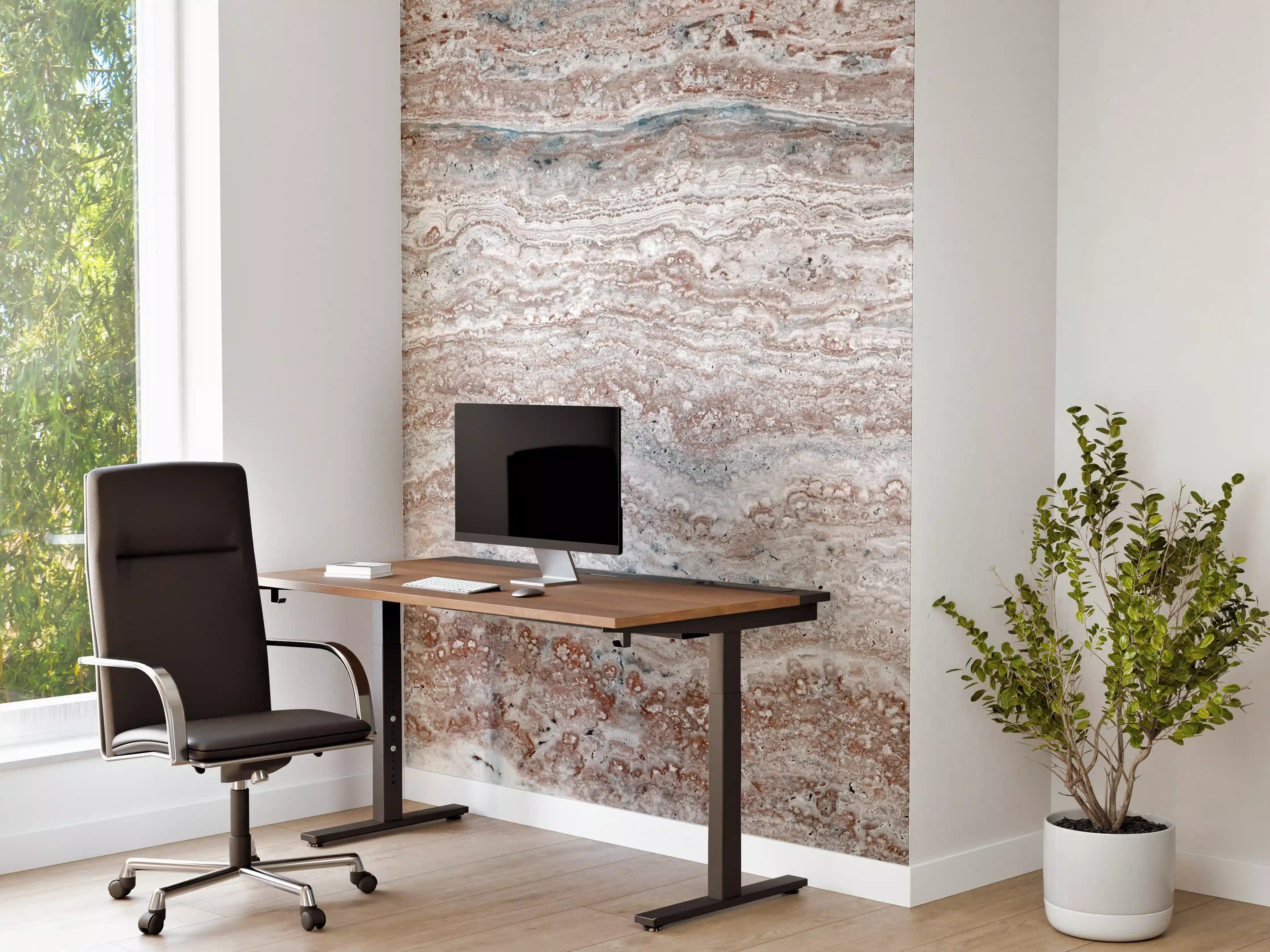 Büro Wandgestaltung - Italienischer Marmor Hintergrund