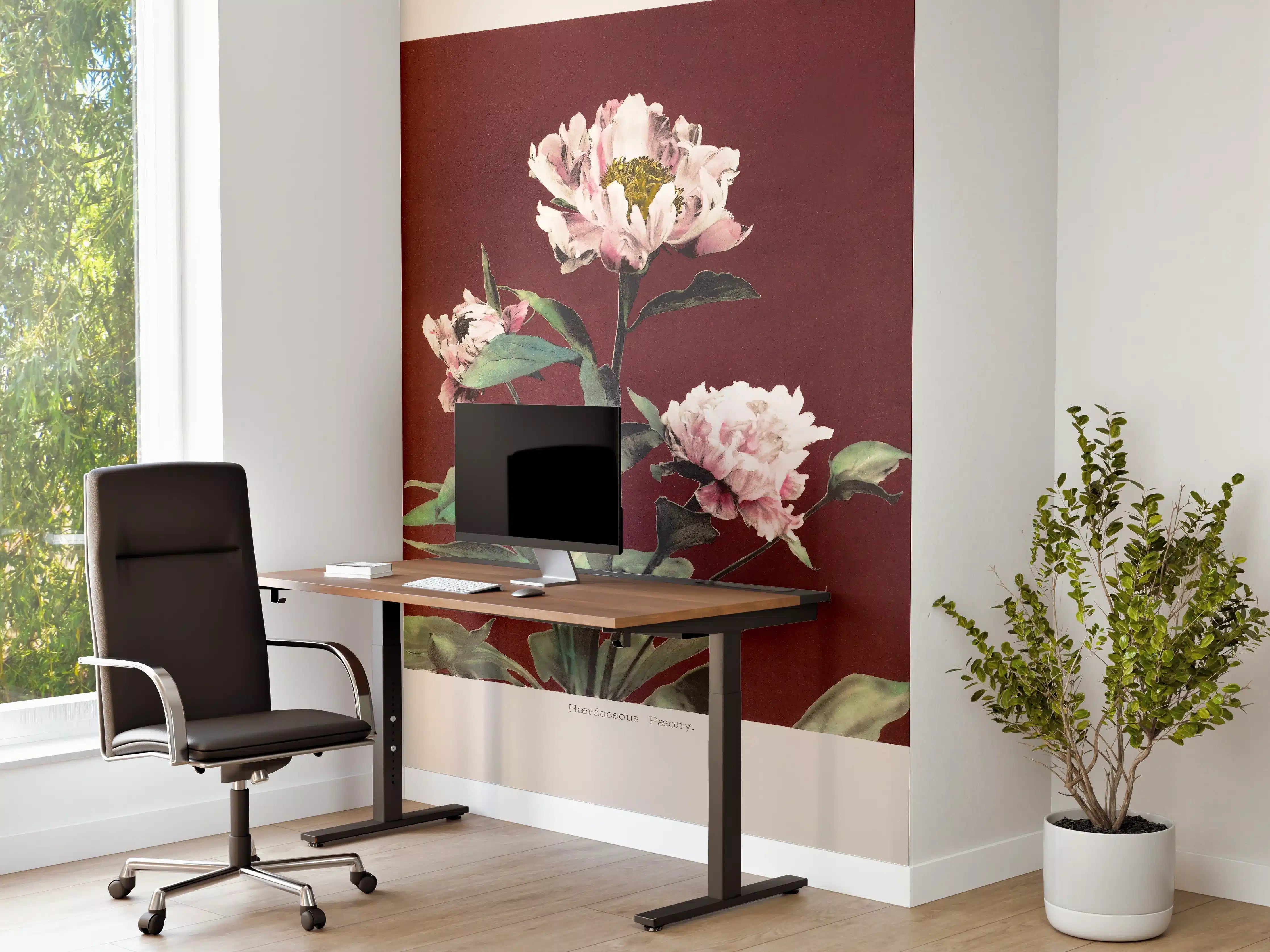 Büro Wandgestaltung - Japanische Pfingstrosen - Gemälde