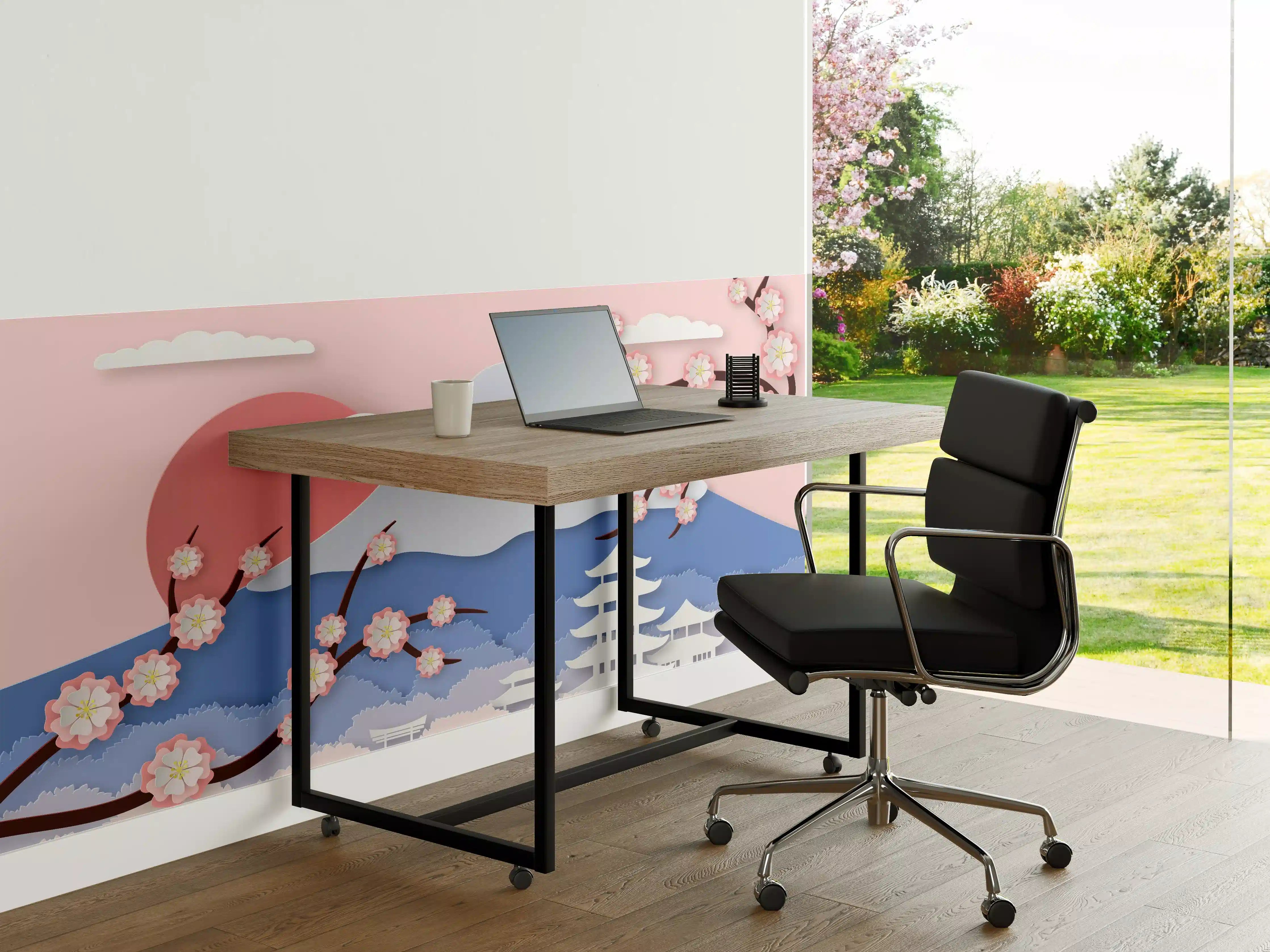 Büro Wandgestaltung - Japanischer Kirschblüten-Ansicht