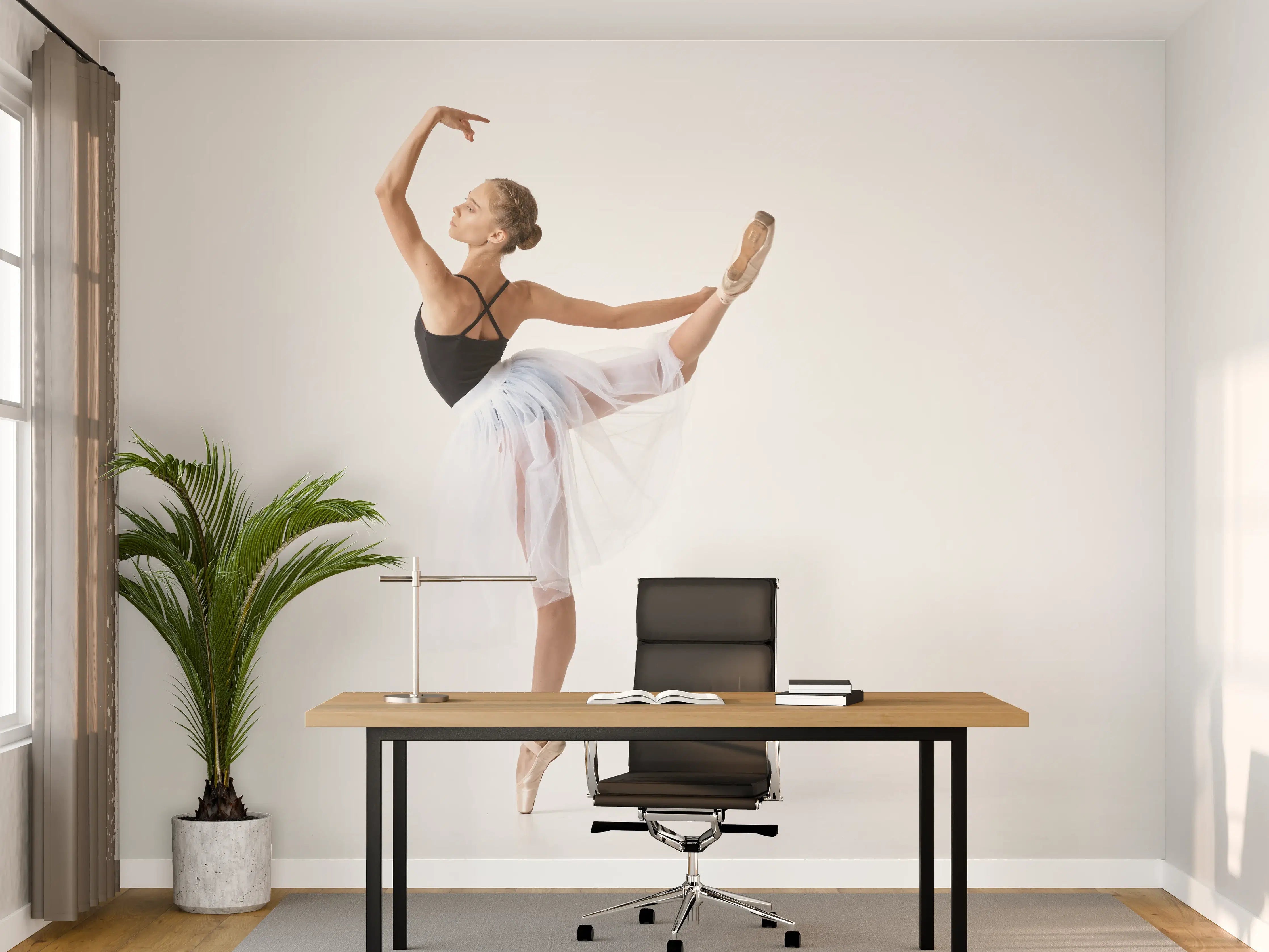 Büro Wandgestaltung - Junge Tänzerin in Aktion