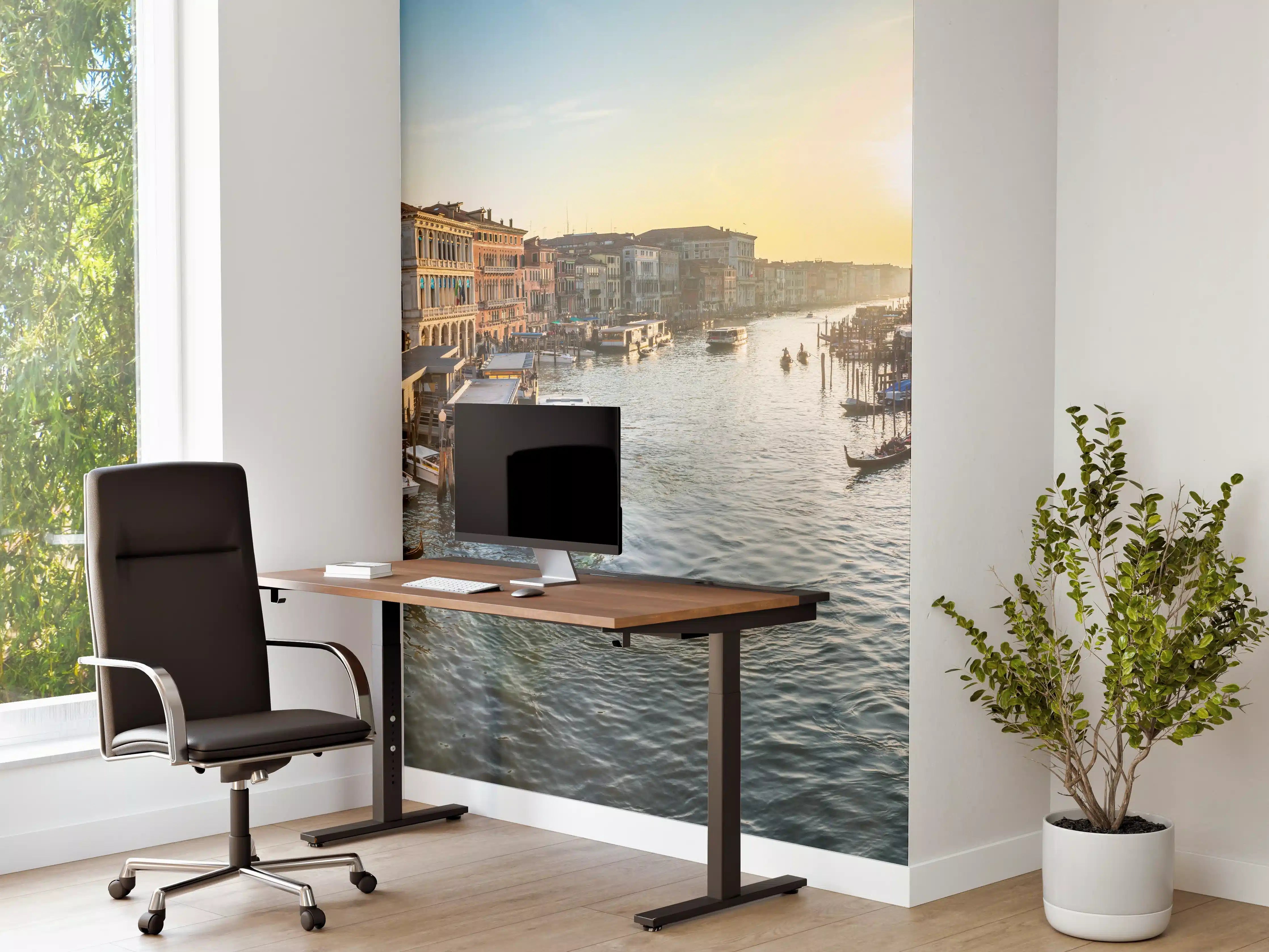 Büro Wandgestaltung - Kanäle von Venedig - Italien