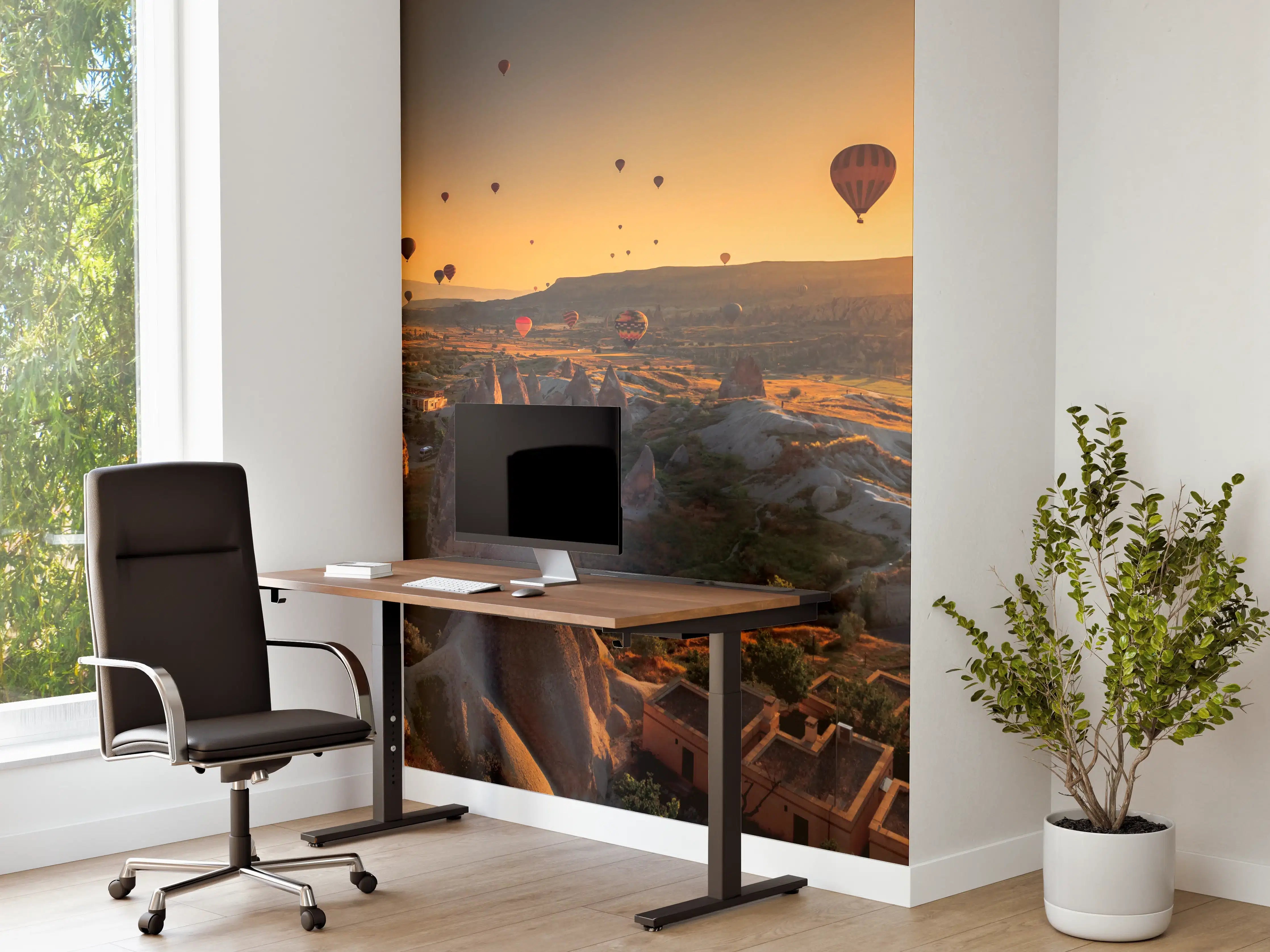 Büro Wandgestaltung - Kappadokien Tal bei Sonnenaufgang