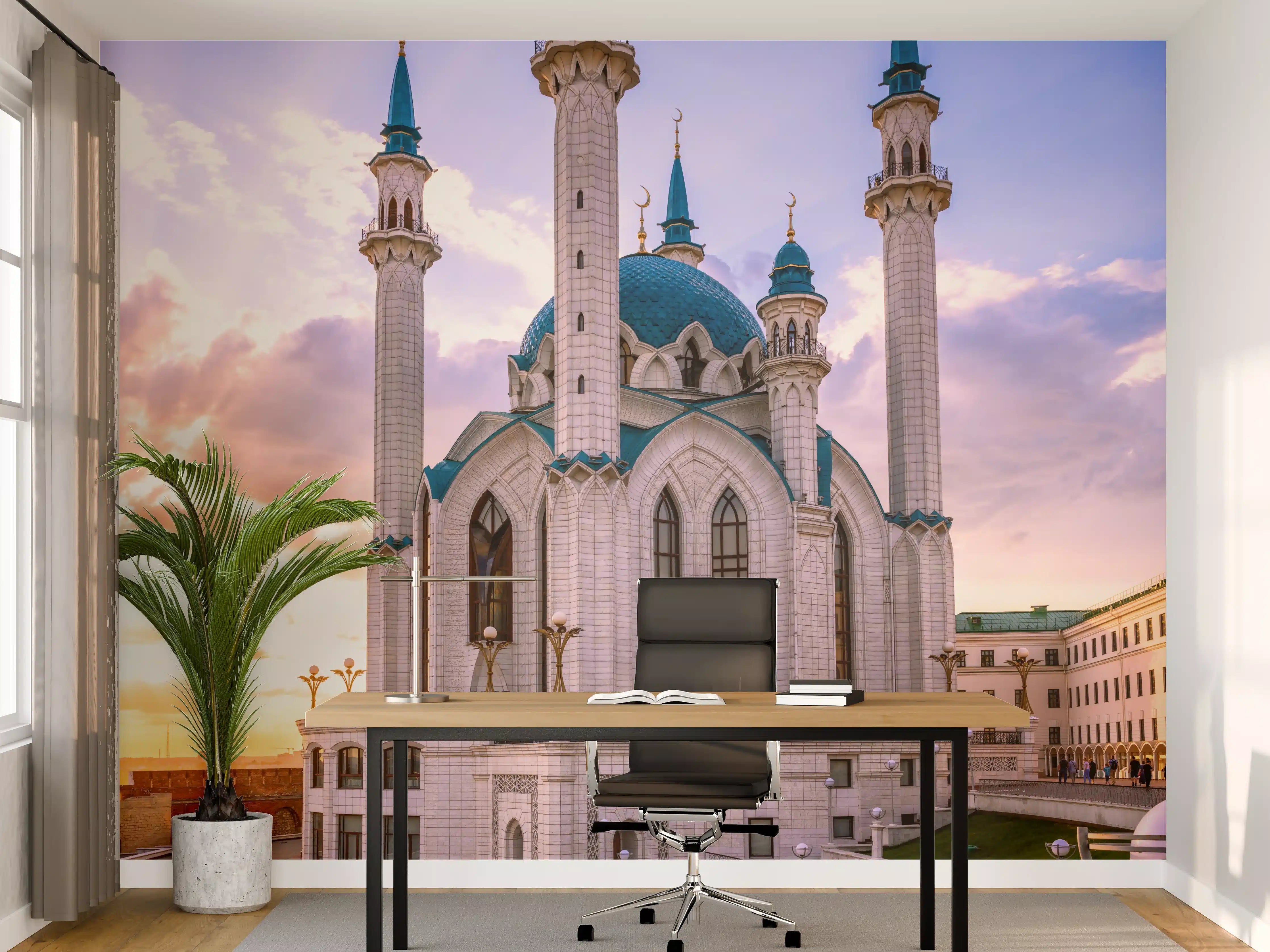 Büro Wandgestaltung - Kazan Moschee Abenddämmerung