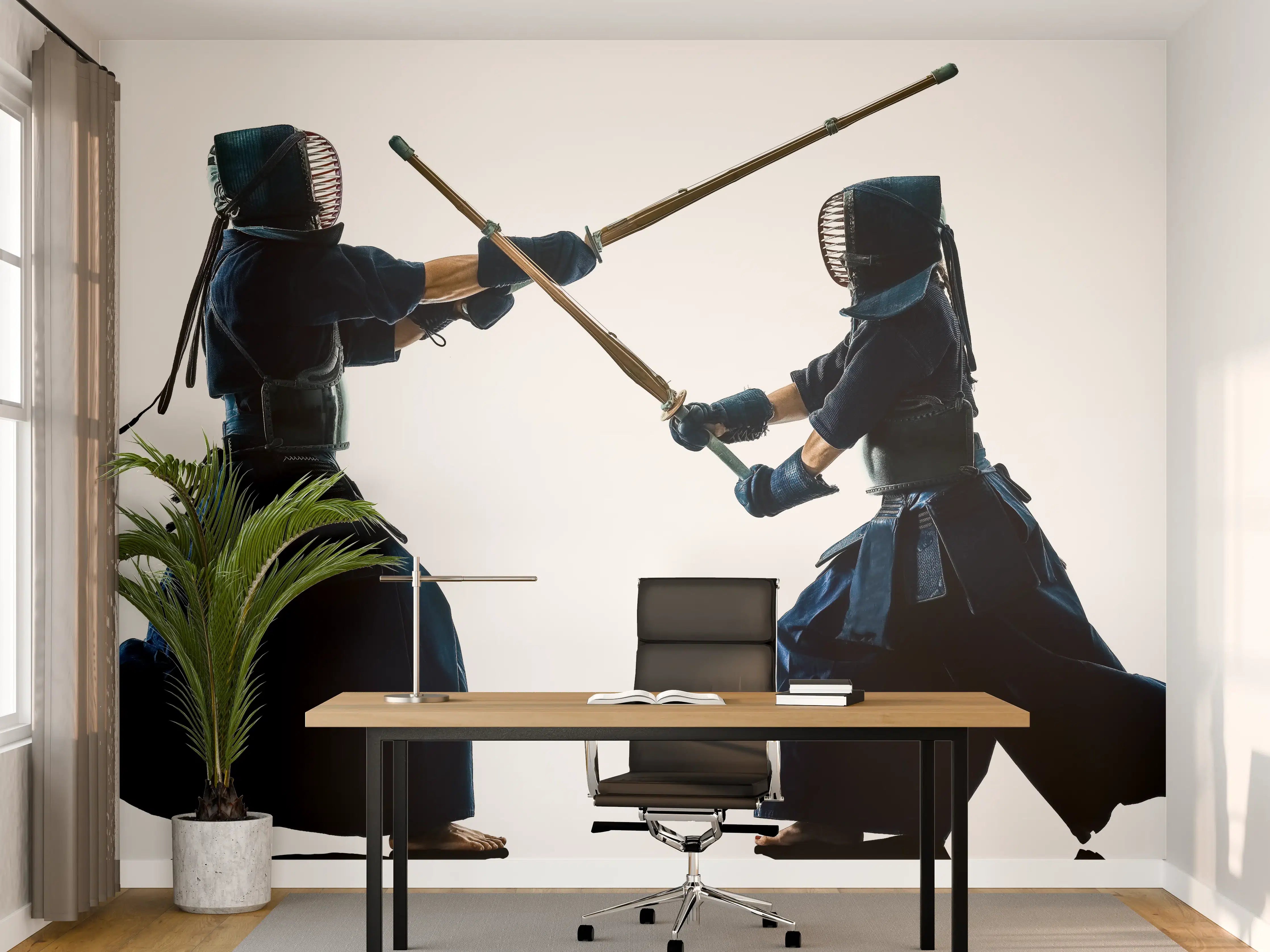 Büro Wandgestaltung - Kendo Kampfsport