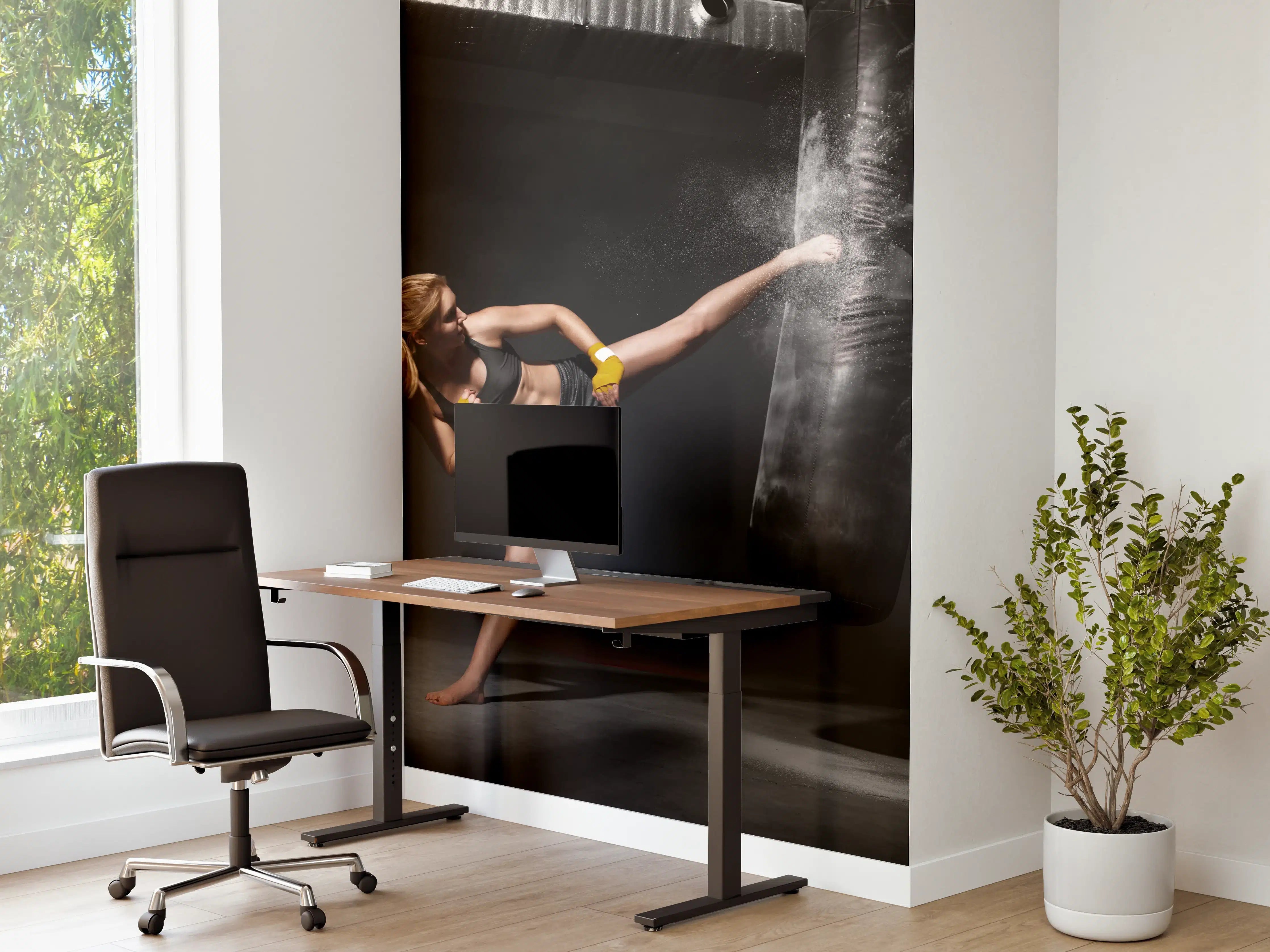 Büro Wandgestaltung - Kickboxen Sport 2