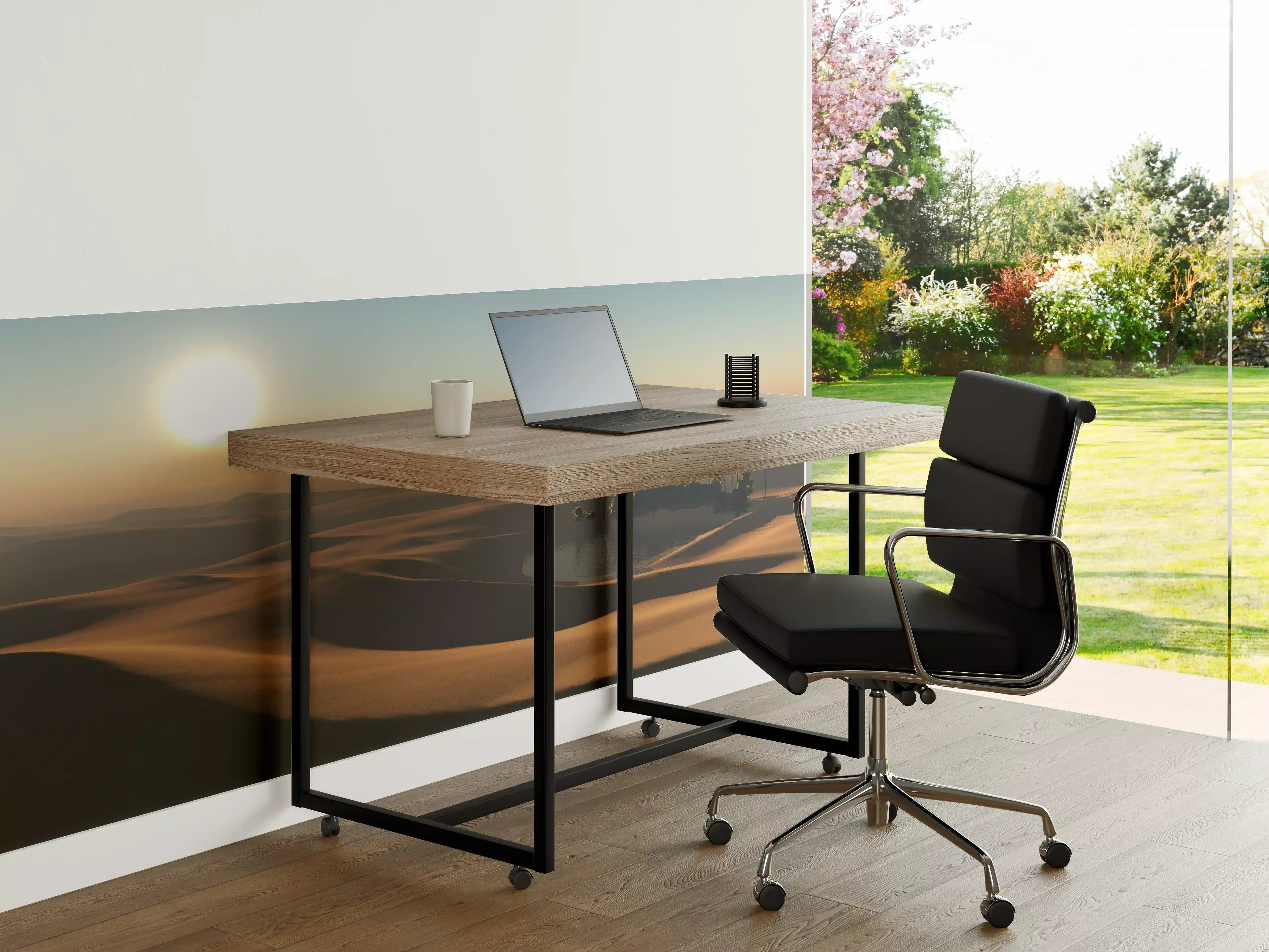 Büro Wandgestaltung - Kleine Oase in der heißen Wüste