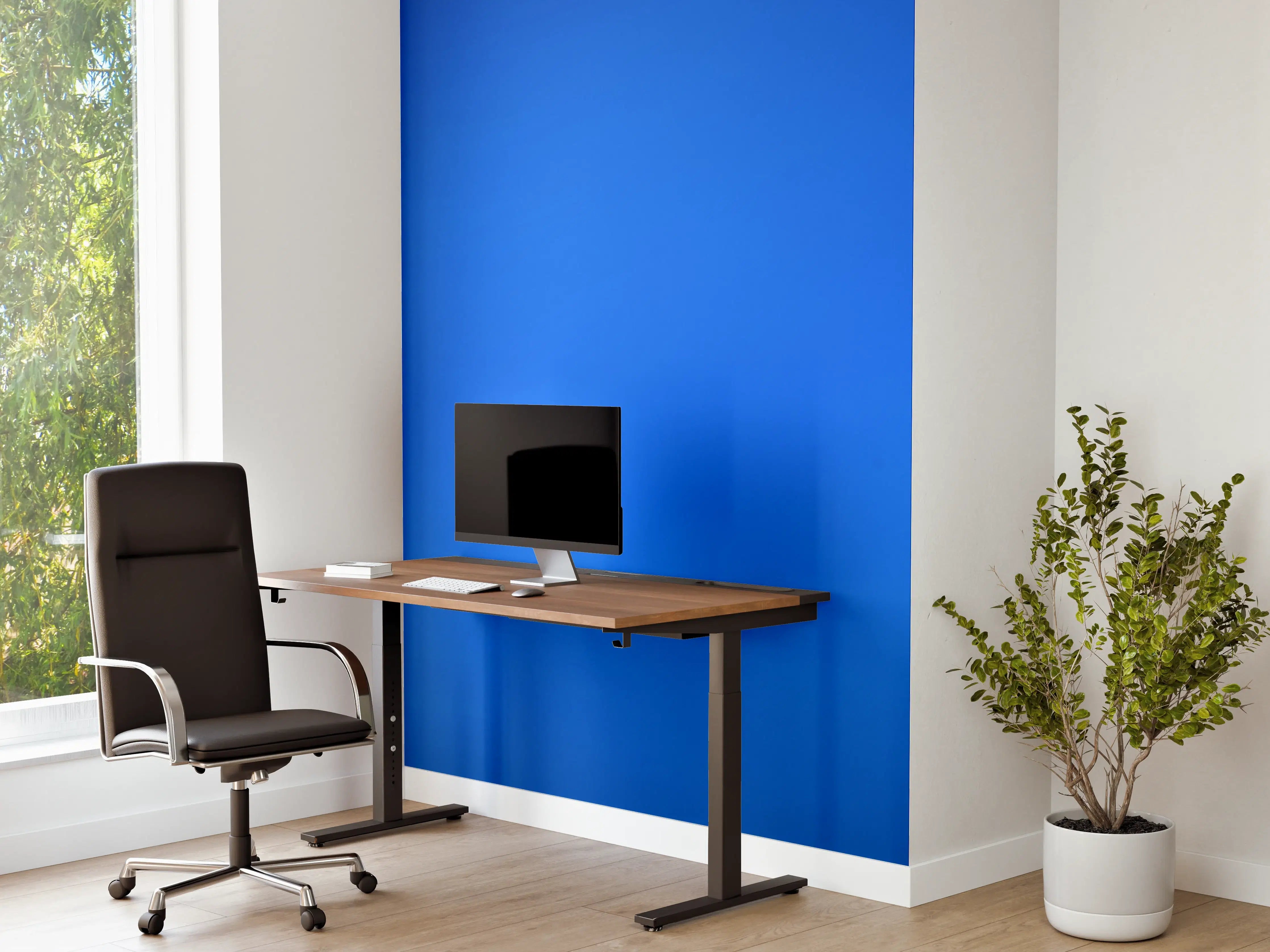 Büro Wandgestaltung - Kolosseum bei Nacht Blau-Orange