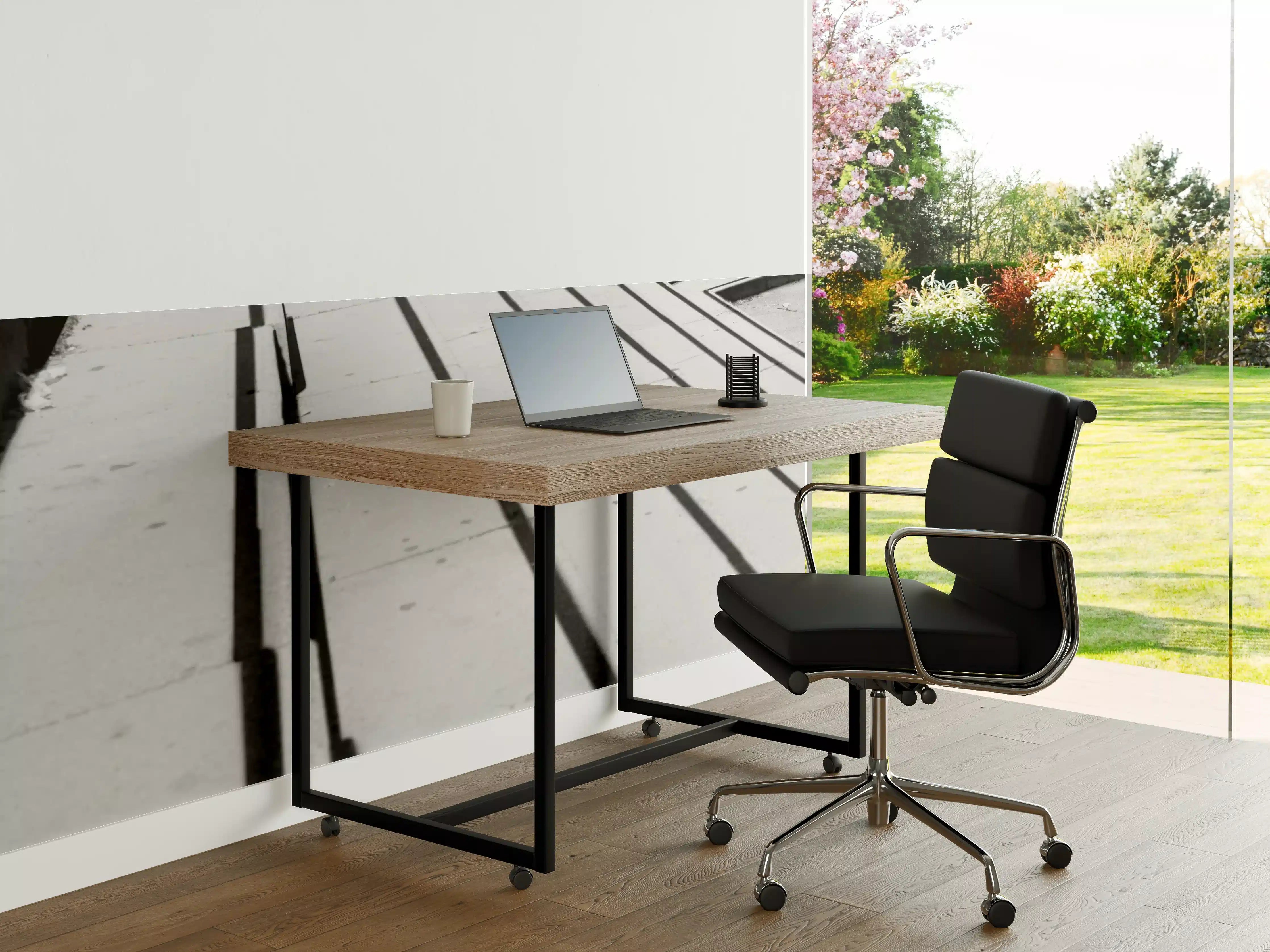 Büro Wandgestaltung - Kontrastreicher Läufer Schwarzweiß