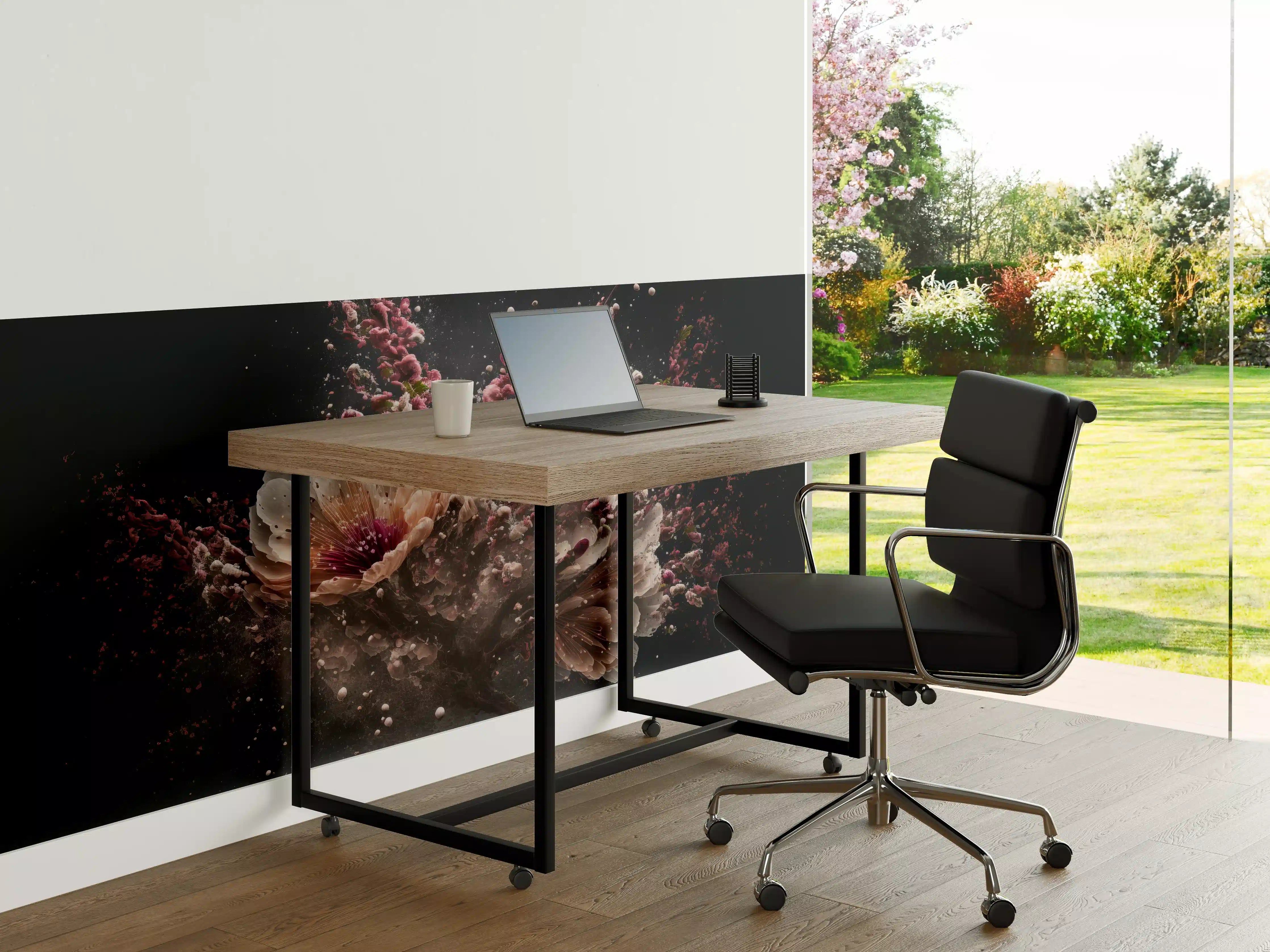 Büro Wandgestaltung - Kreative Kirschblütenblütenexplosion