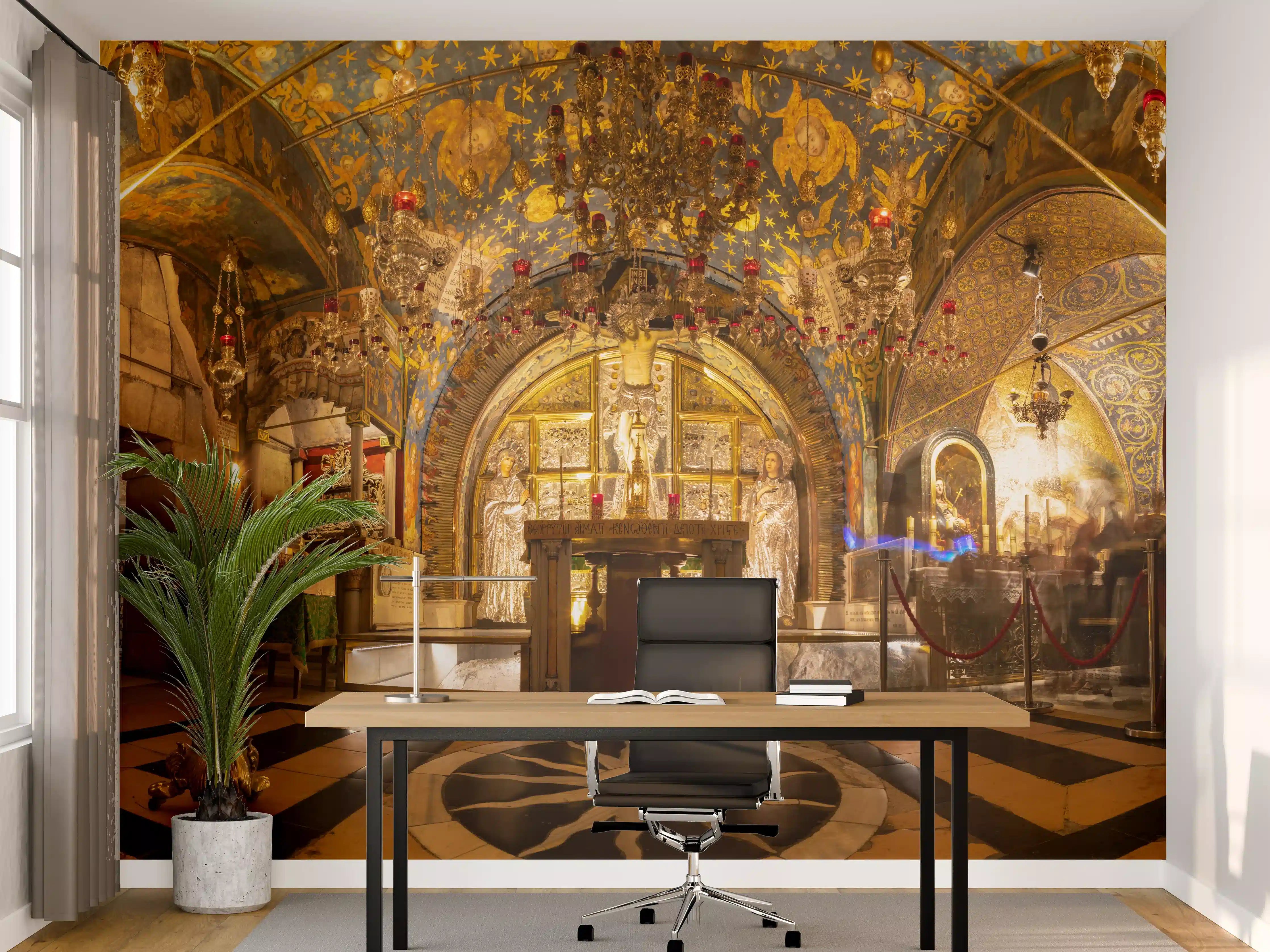 Büro Wandgestaltung - Kreuzigungsaltar