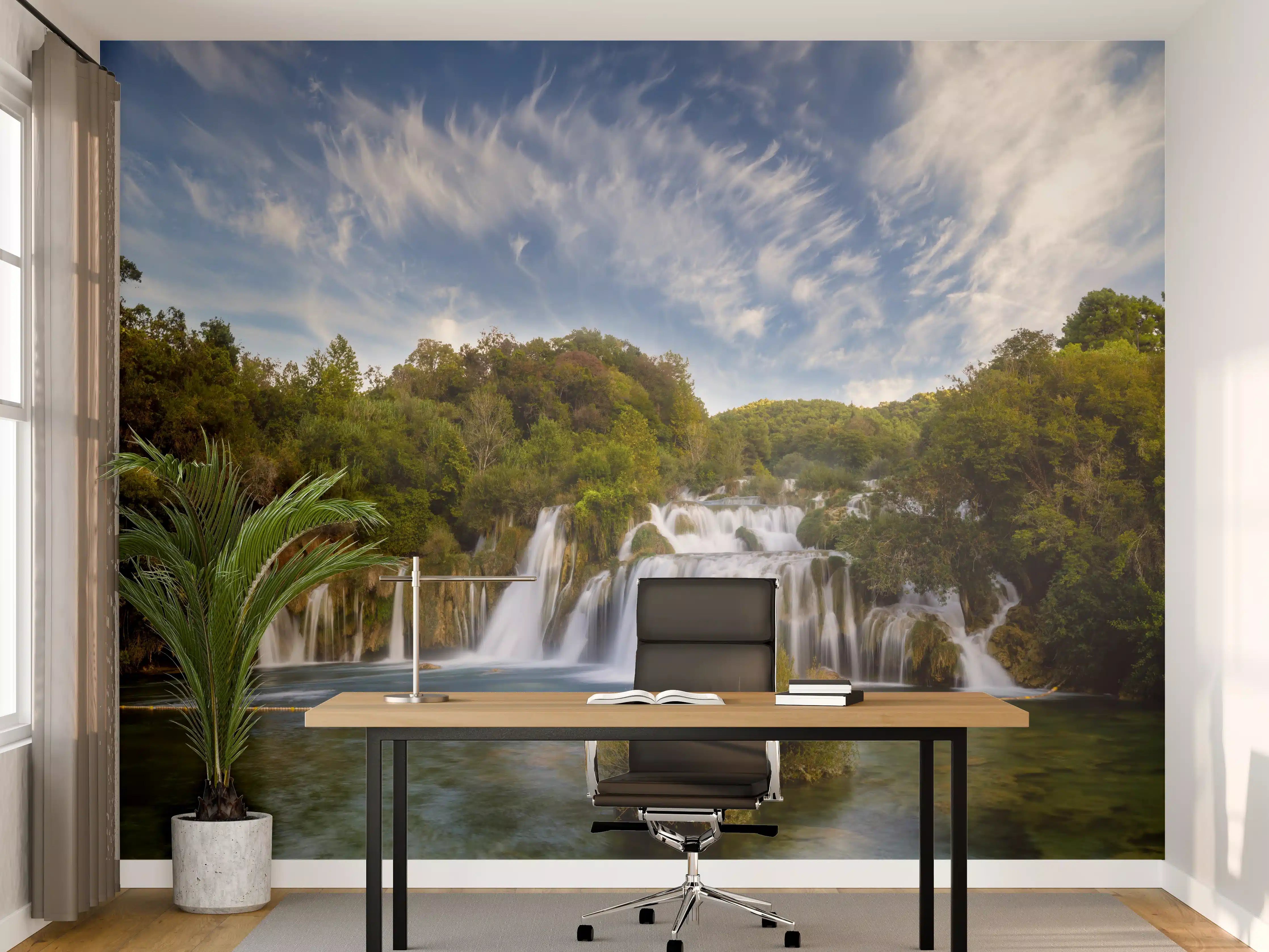 Büro Wandgestaltung - Krka-Nationalpark-Panorama