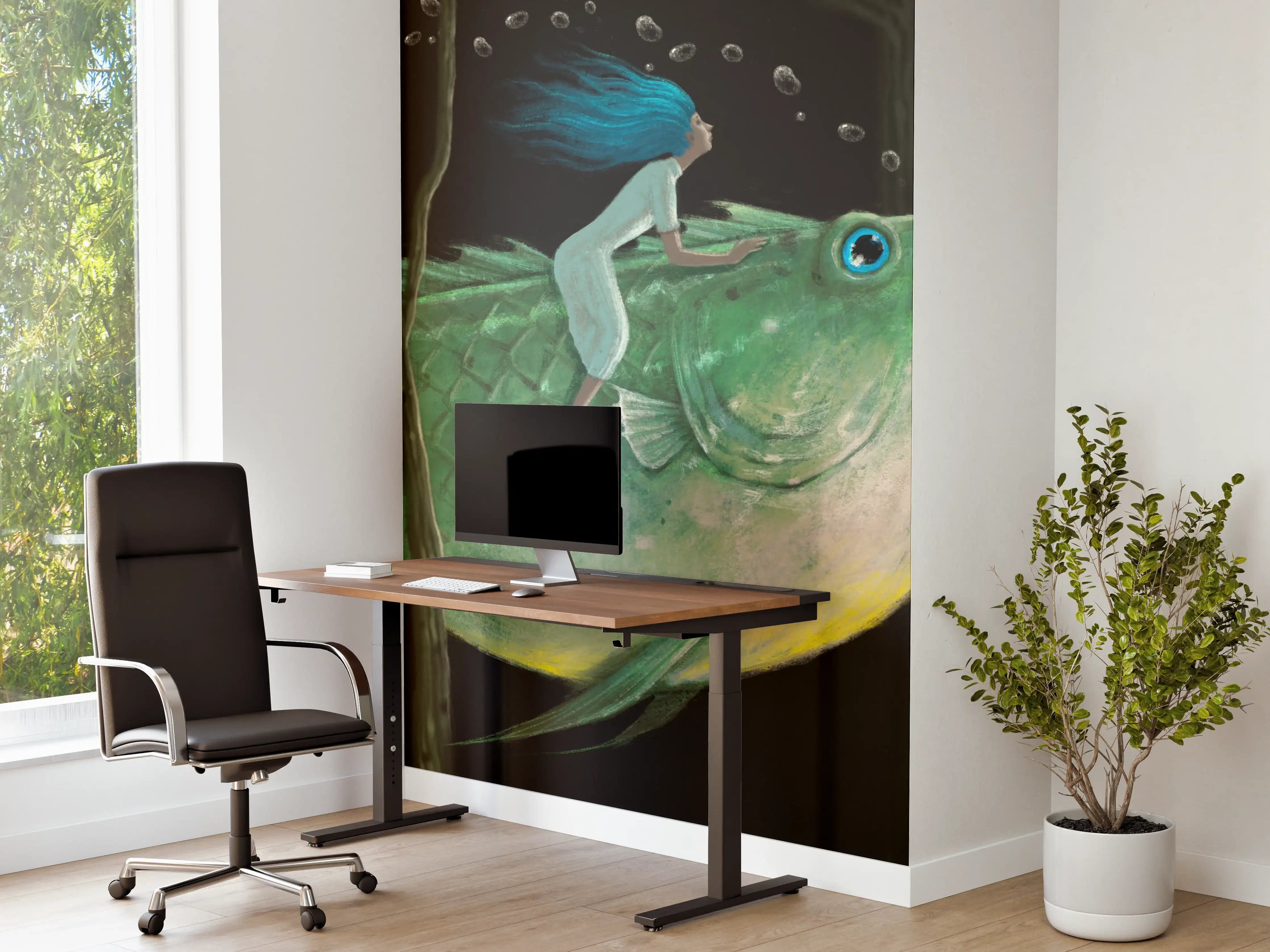 Büro Wandgestaltung - Künstlerische Darstellung - Fantasie