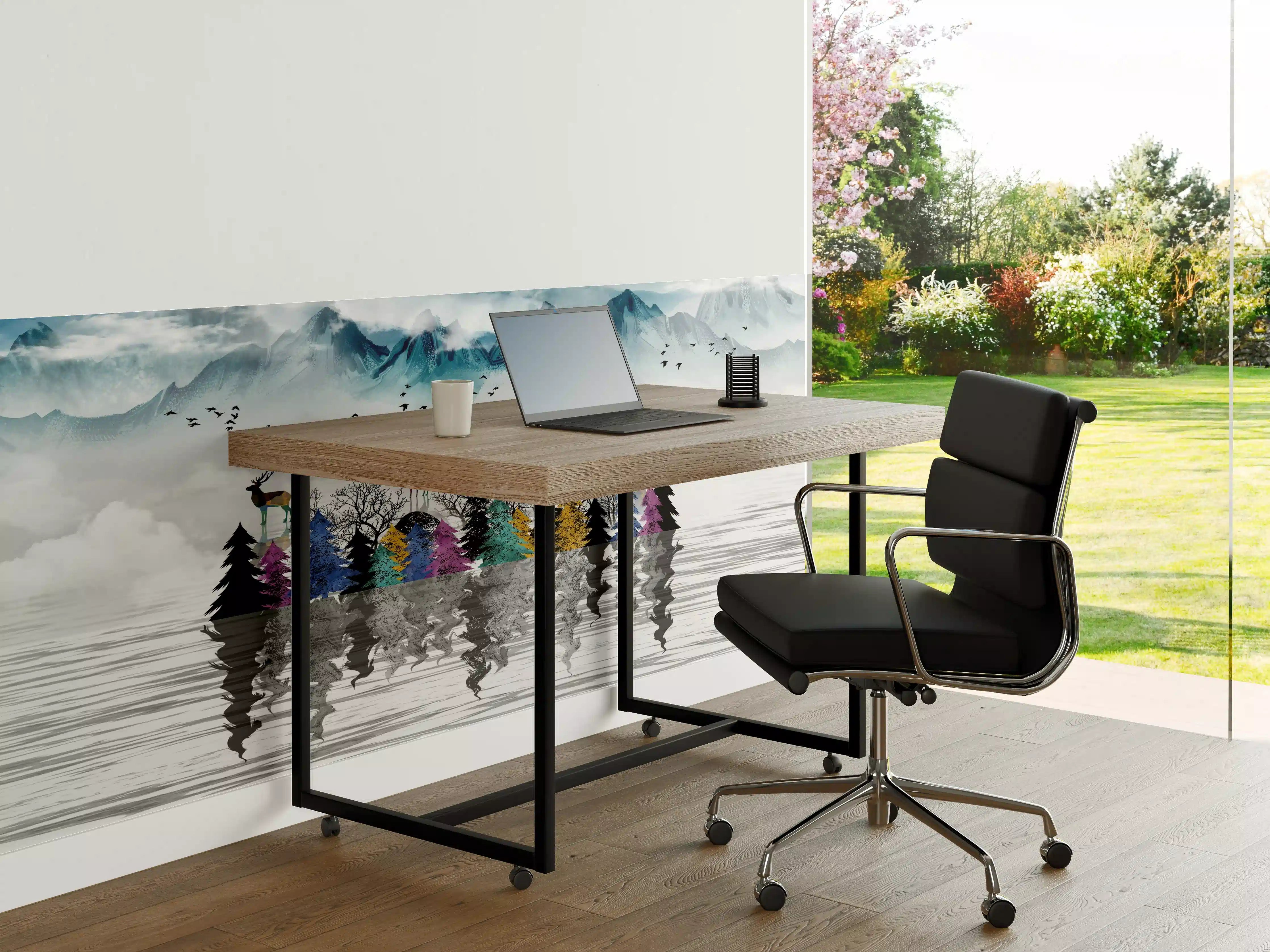 Büro Wandgestaltung - Künstlerische Landschaft - Portrait
