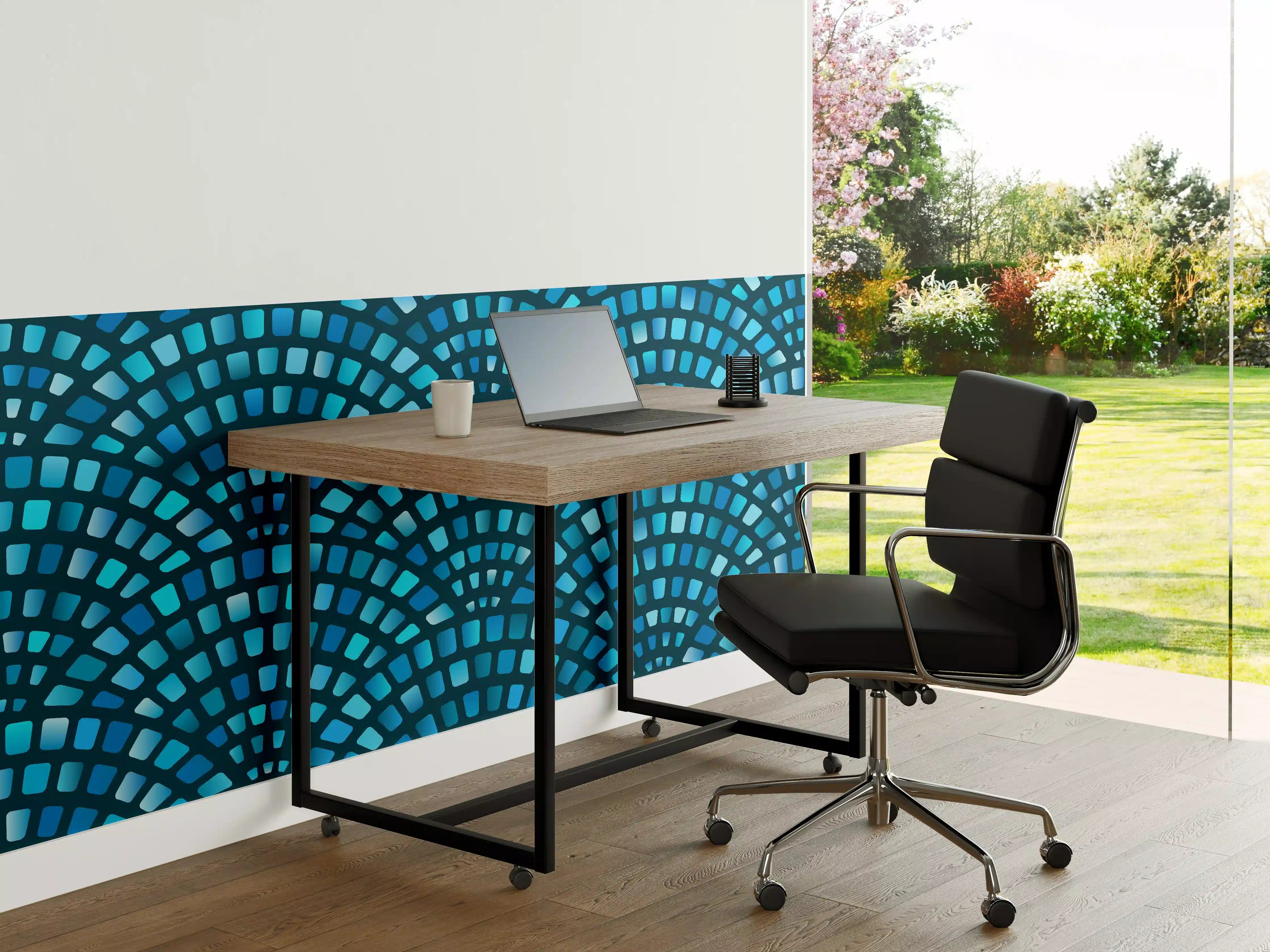 Büro Wandgestaltung - Künstliche Steinpflaster