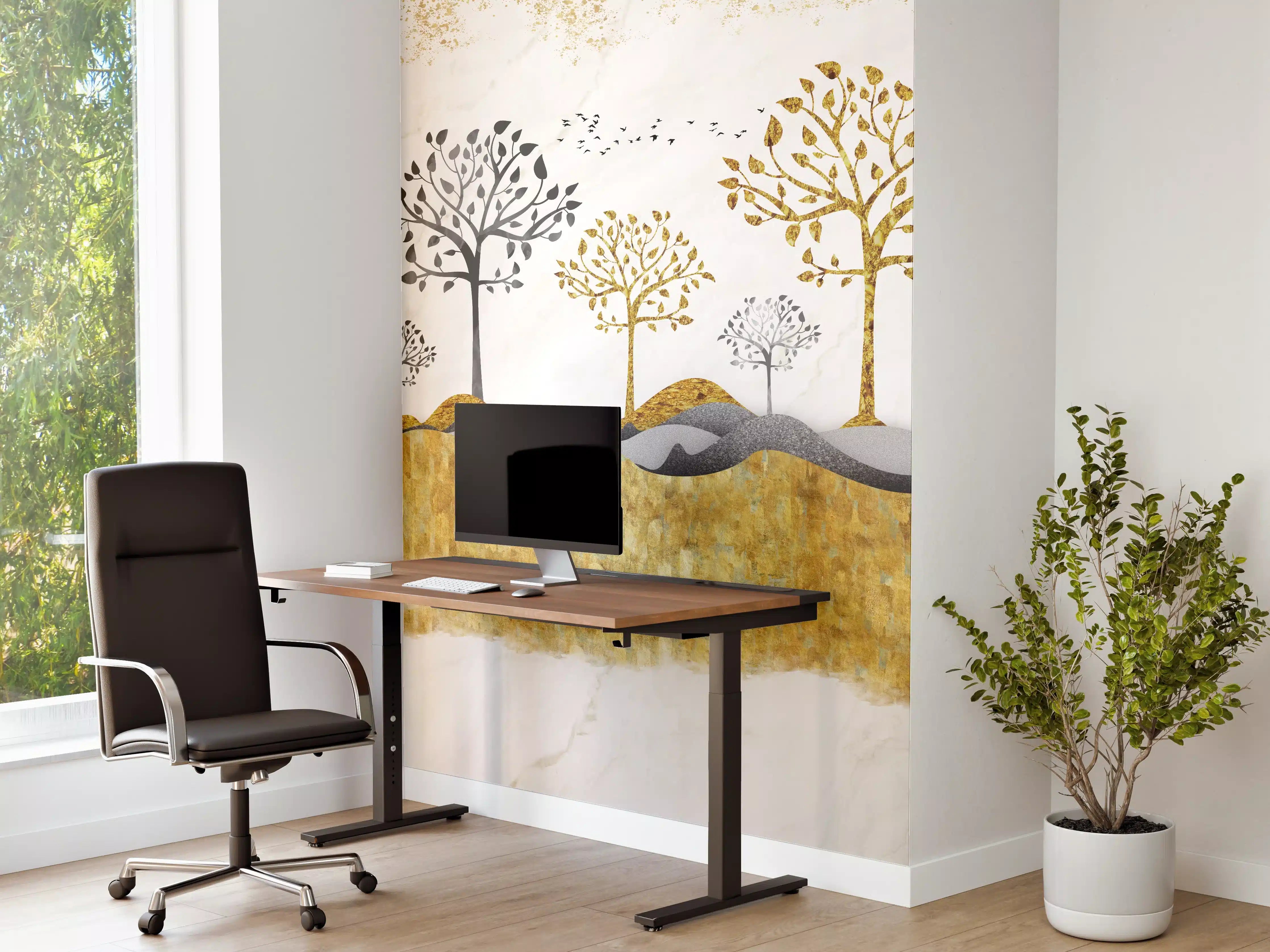 Büro Wandgestaltung - Kunsttapete einer Landschaft