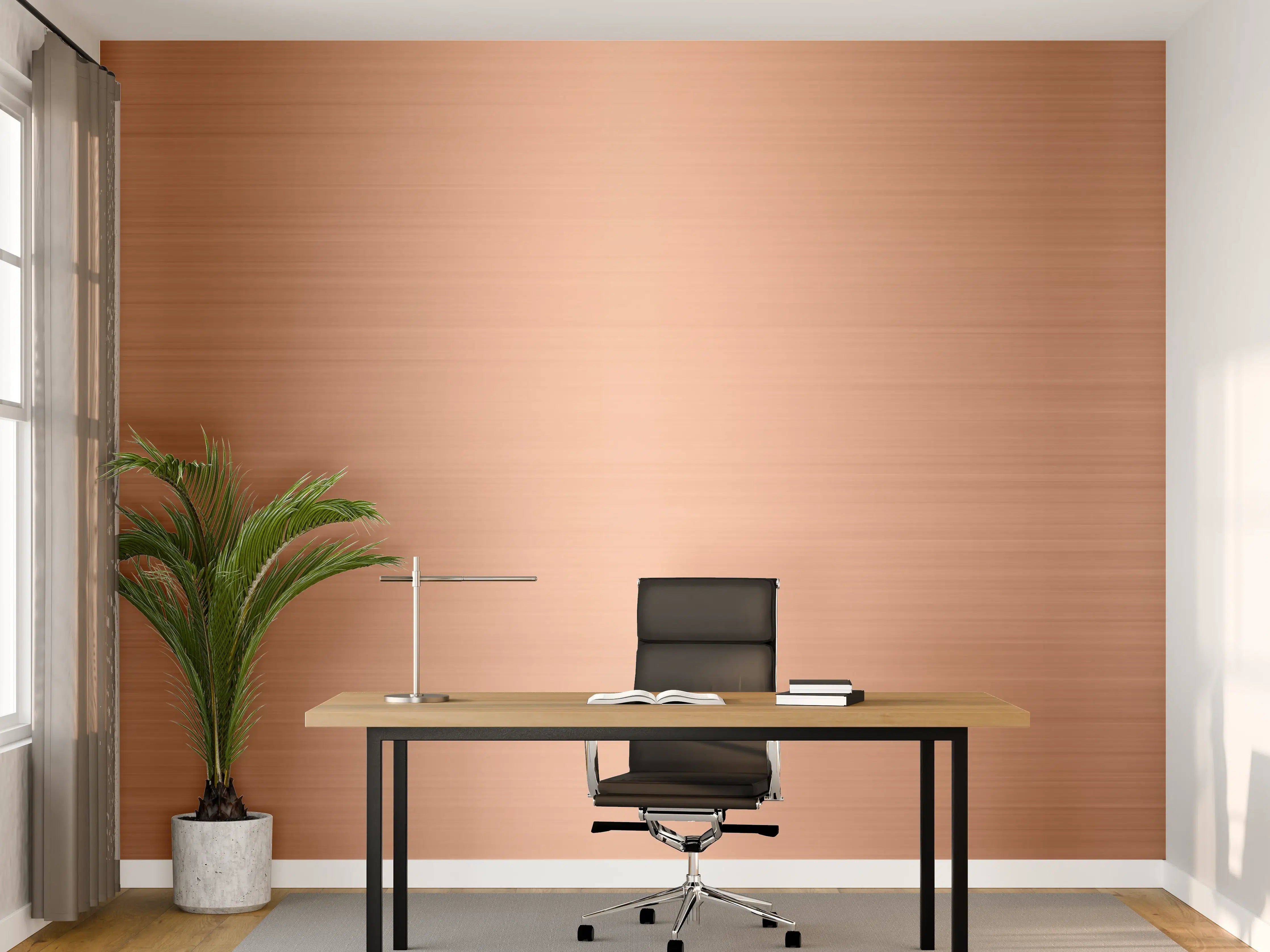 Büro Wandgestaltung - Kupfer belichtet