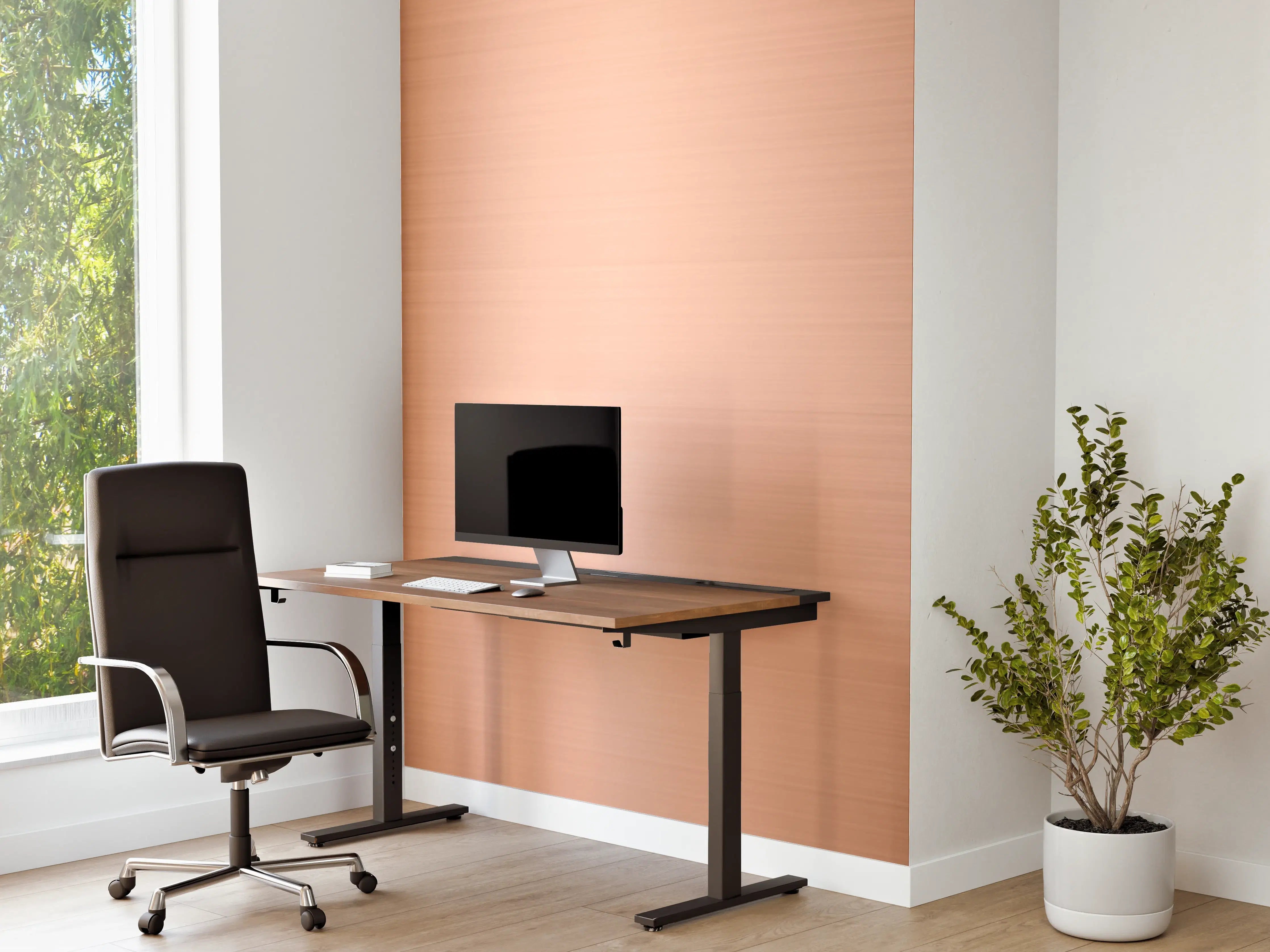 Büro Wandgestaltung - Kupfer belichtet