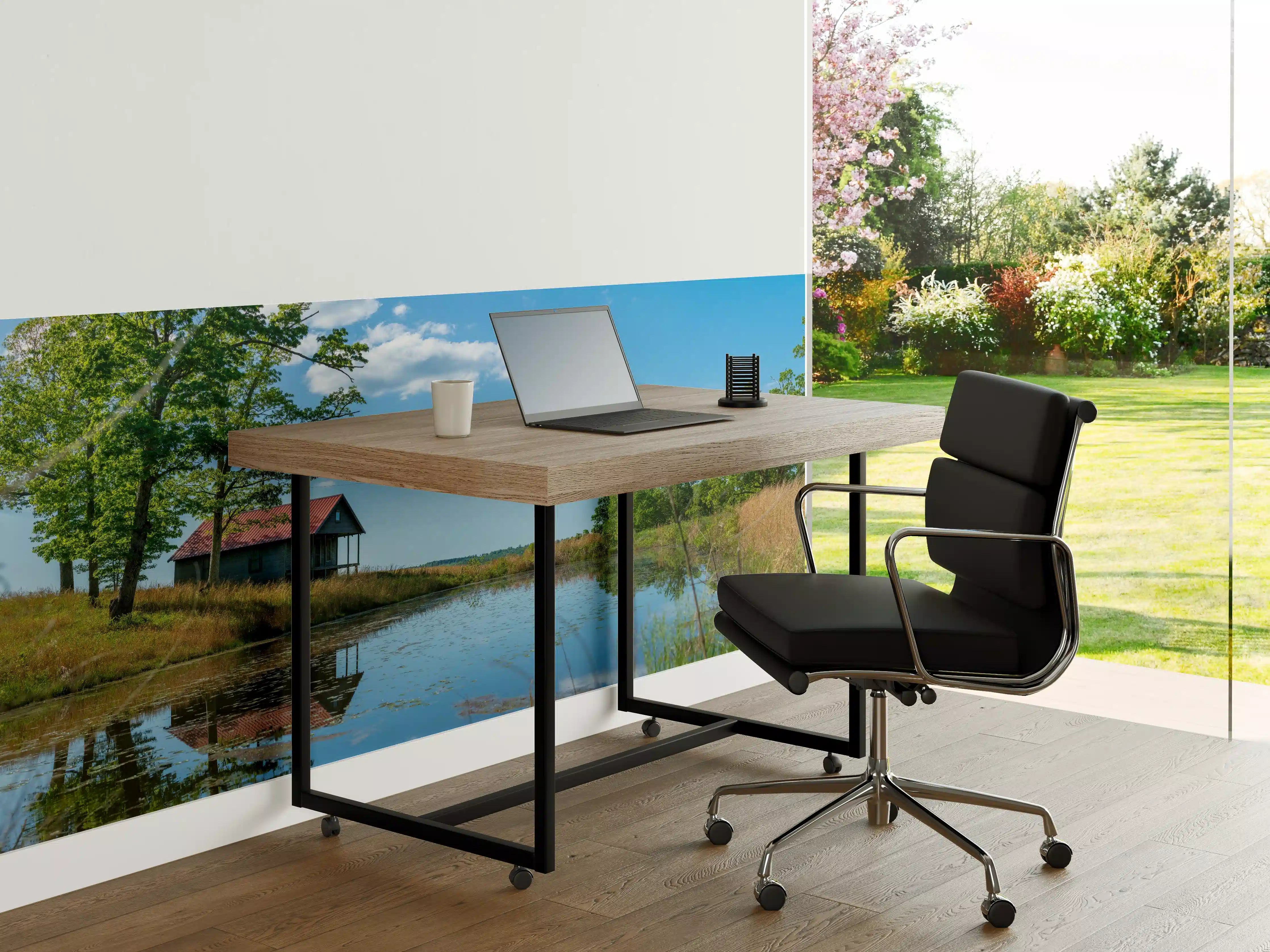 Büro Wandgestaltung - Ländliches altes Haus