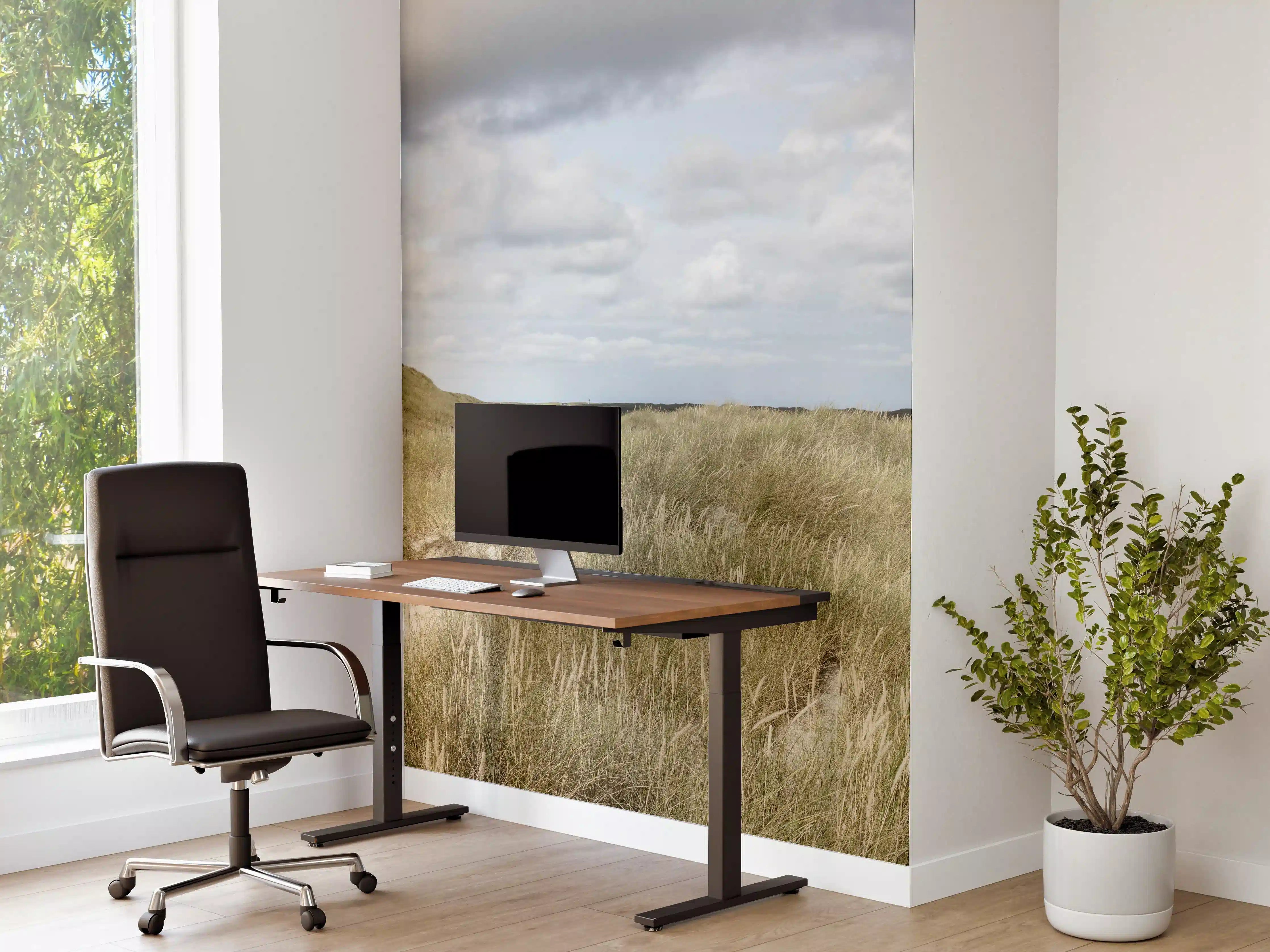 Büro Wandgestaltung - Leuchtturm in der Küstenlandschaft