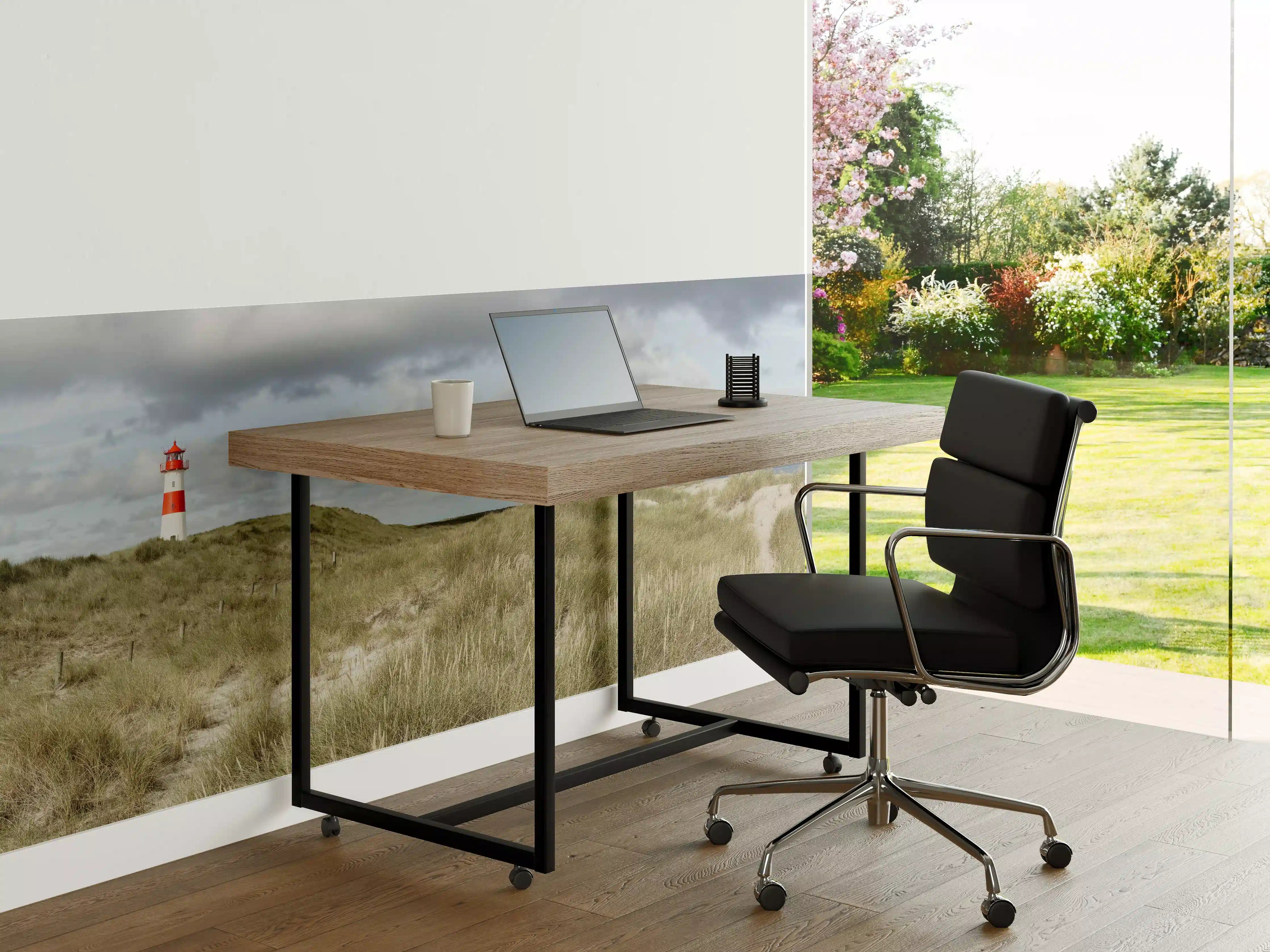 Büro Wandgestaltung - Leuchtturm in der Küstenlandschaft