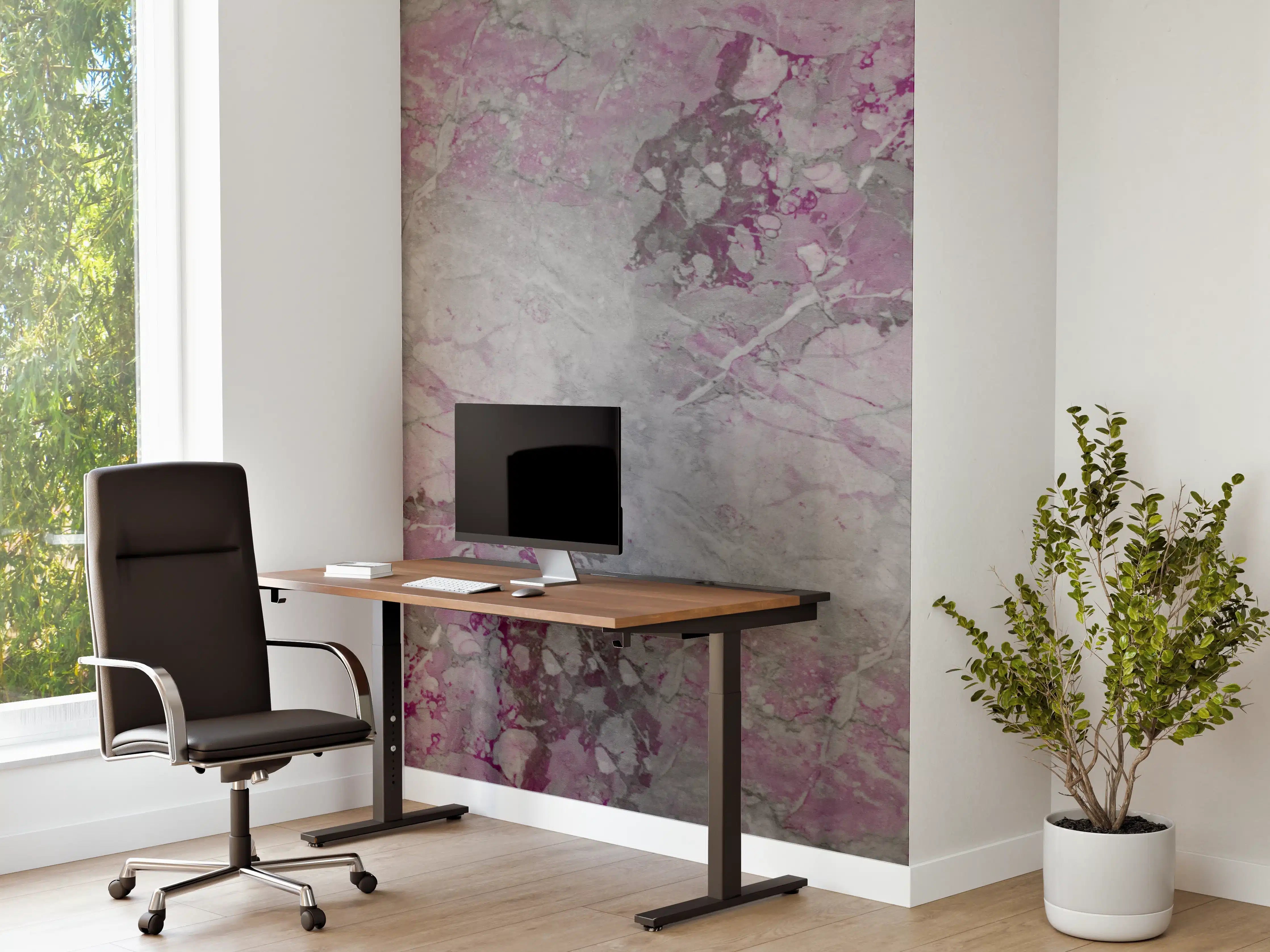 Büro Wandgestaltung - Lila fleckige Marmor Hintergrund