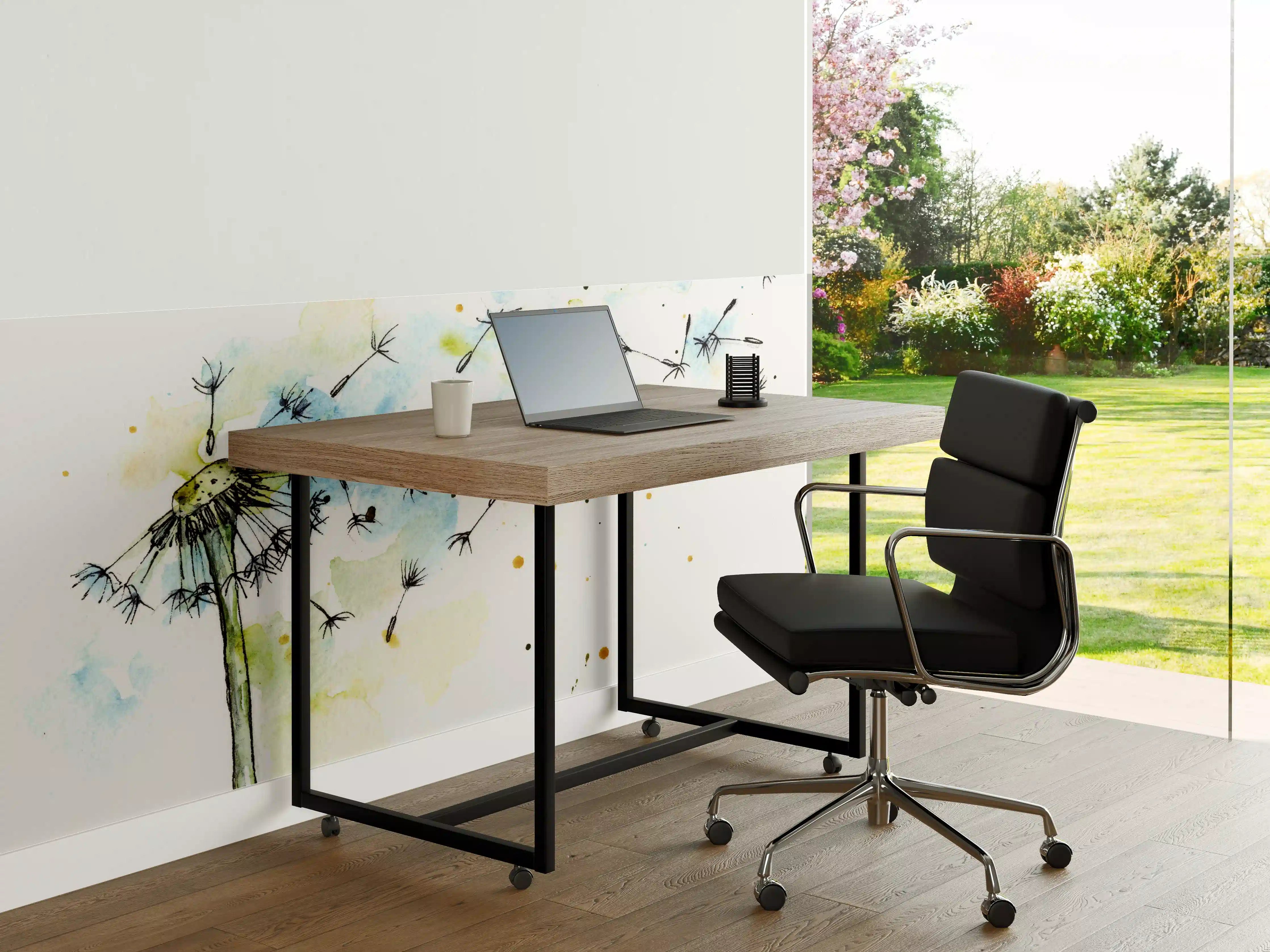 Büro Wandgestaltung - Löwenzahn Aquarell