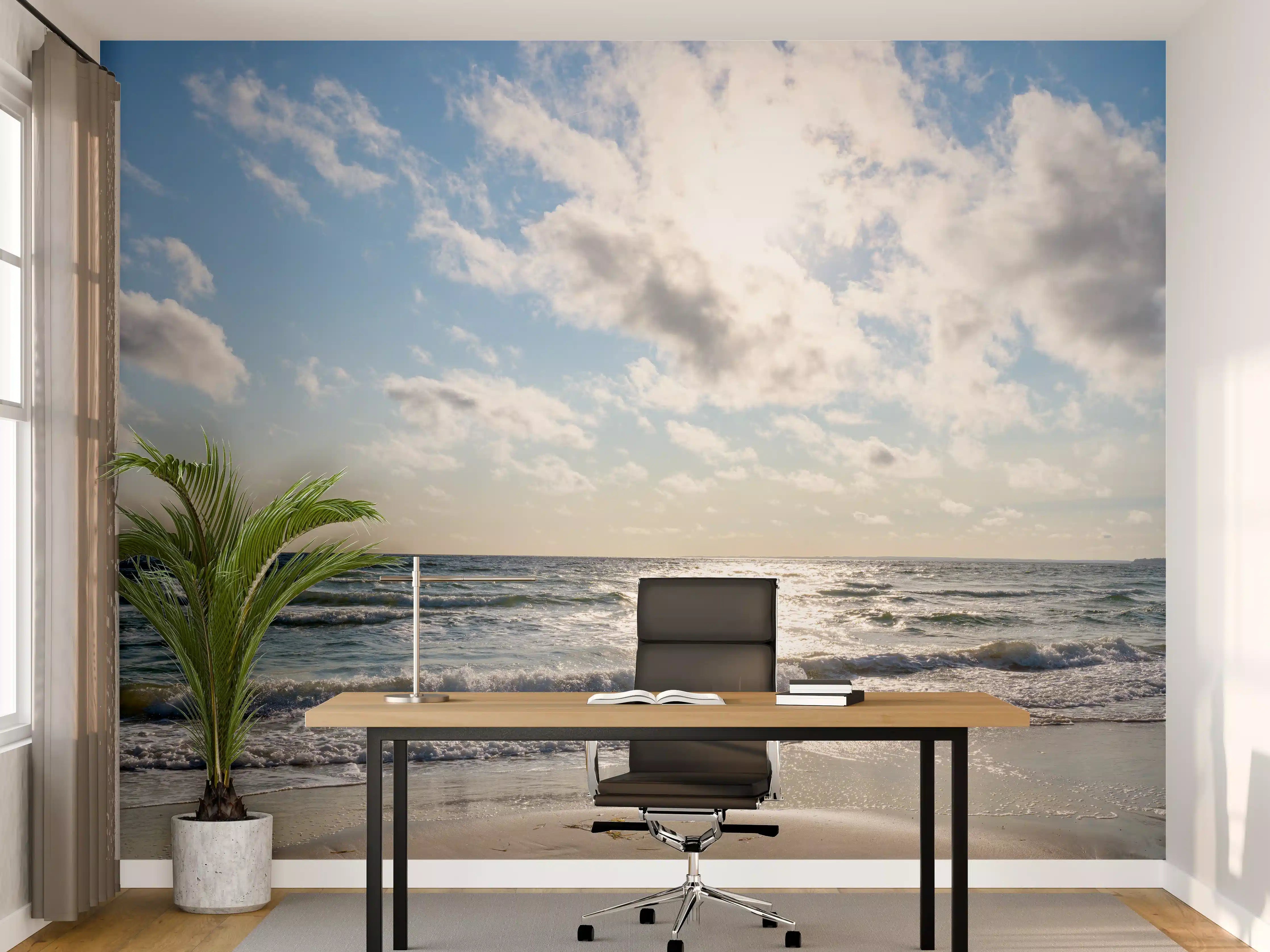 Büro Wandgestaltung - Lübecker Bucht an der Ostsee