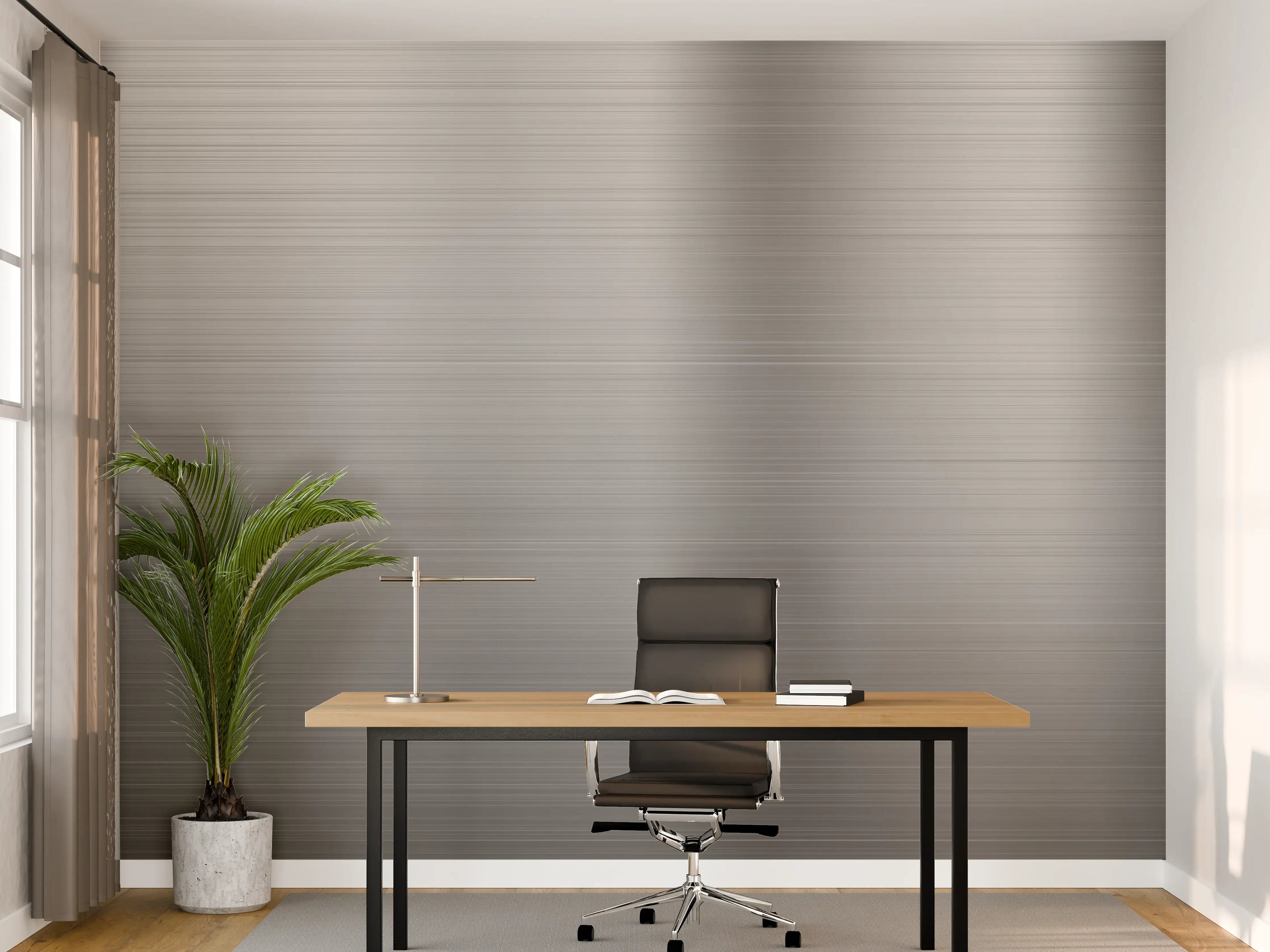 Büro Wandgestaltung - Luxuriöse Marmortextur in Grautönen