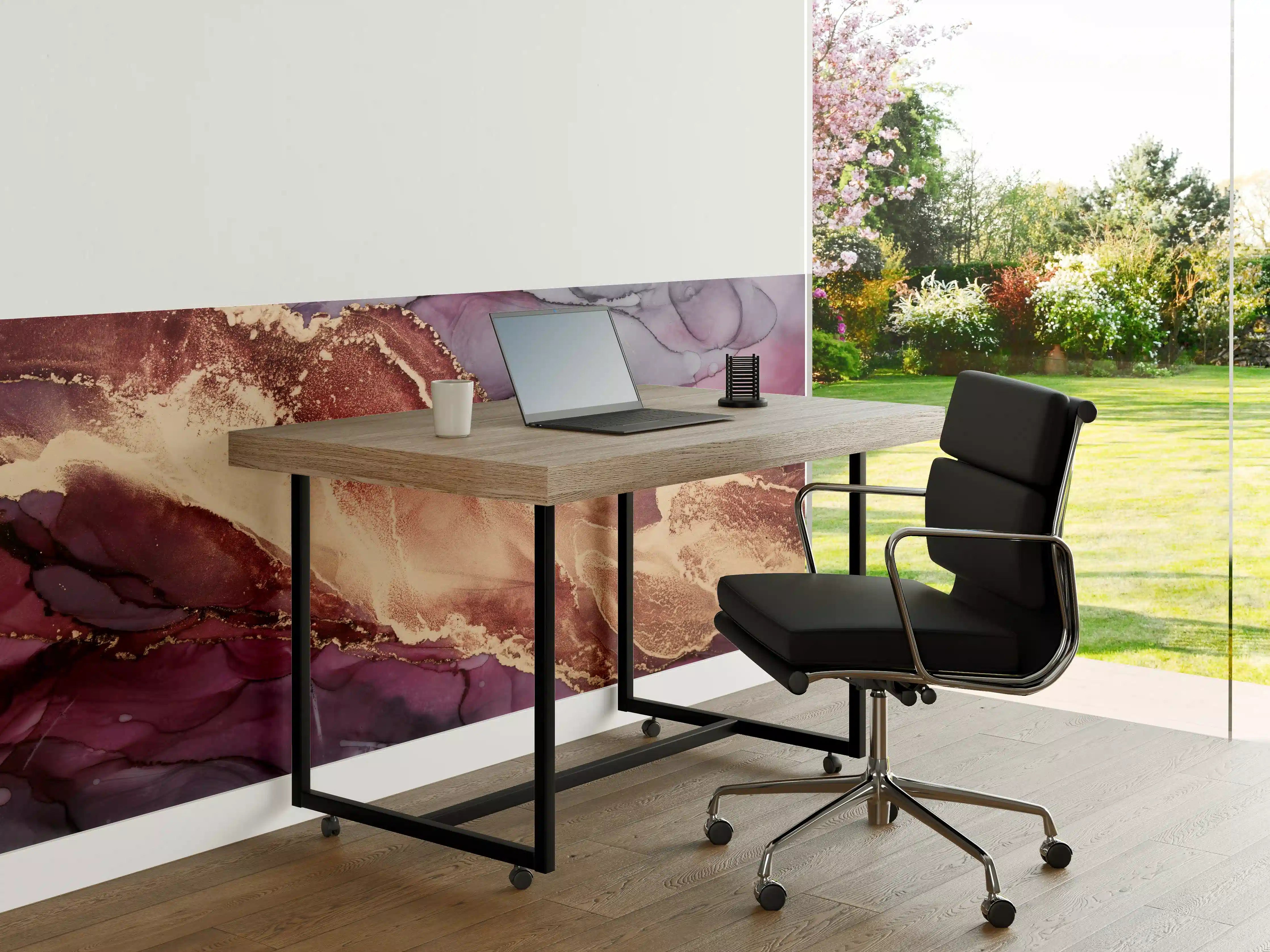 Büro Wandgestaltung - Luxuriöser Hintergrund - Alkoholtuschetechnik