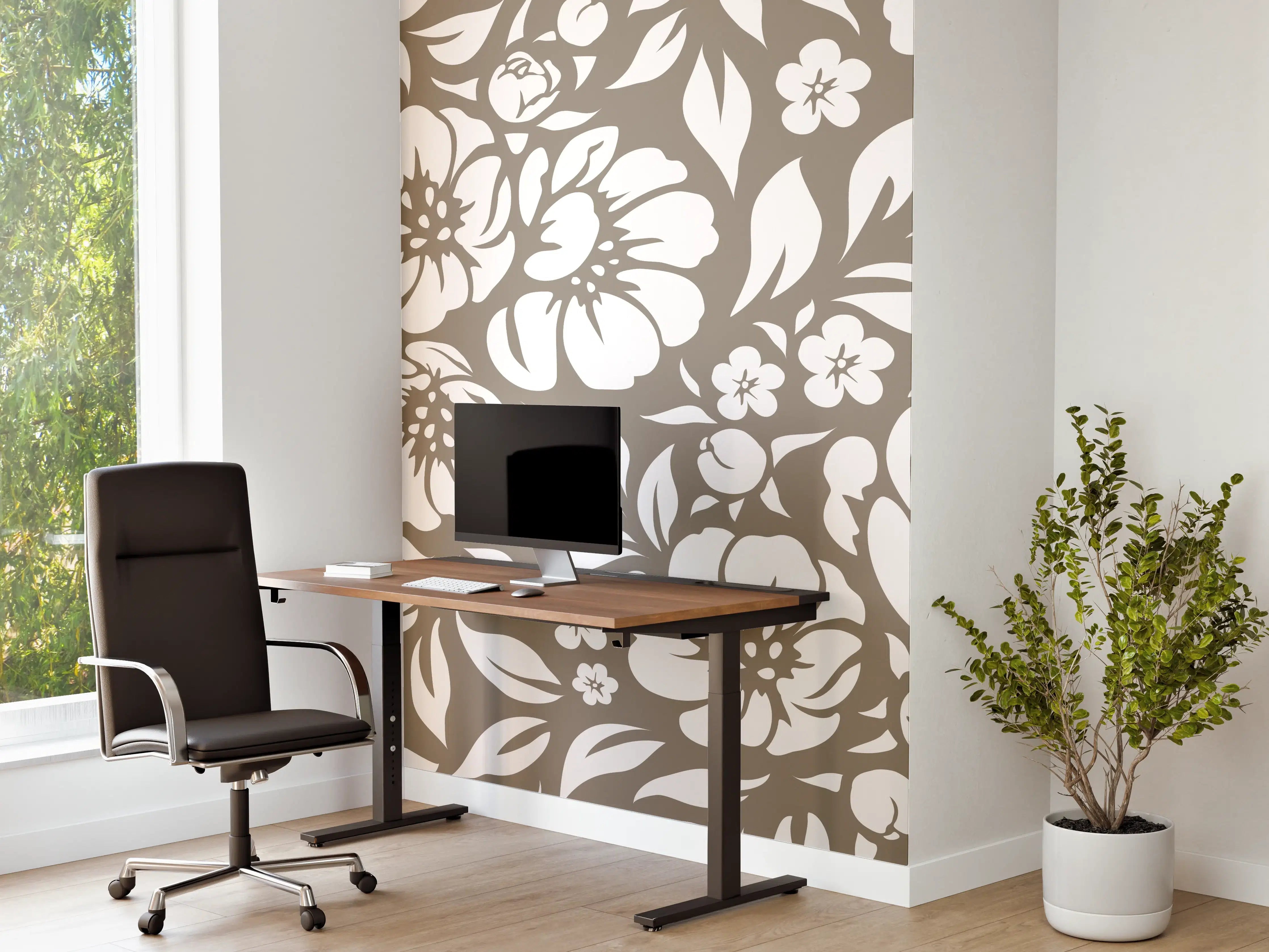 Büro Wandgestaltung - Luxusweiß-Grauer Marmor mit zarten Graunuancen