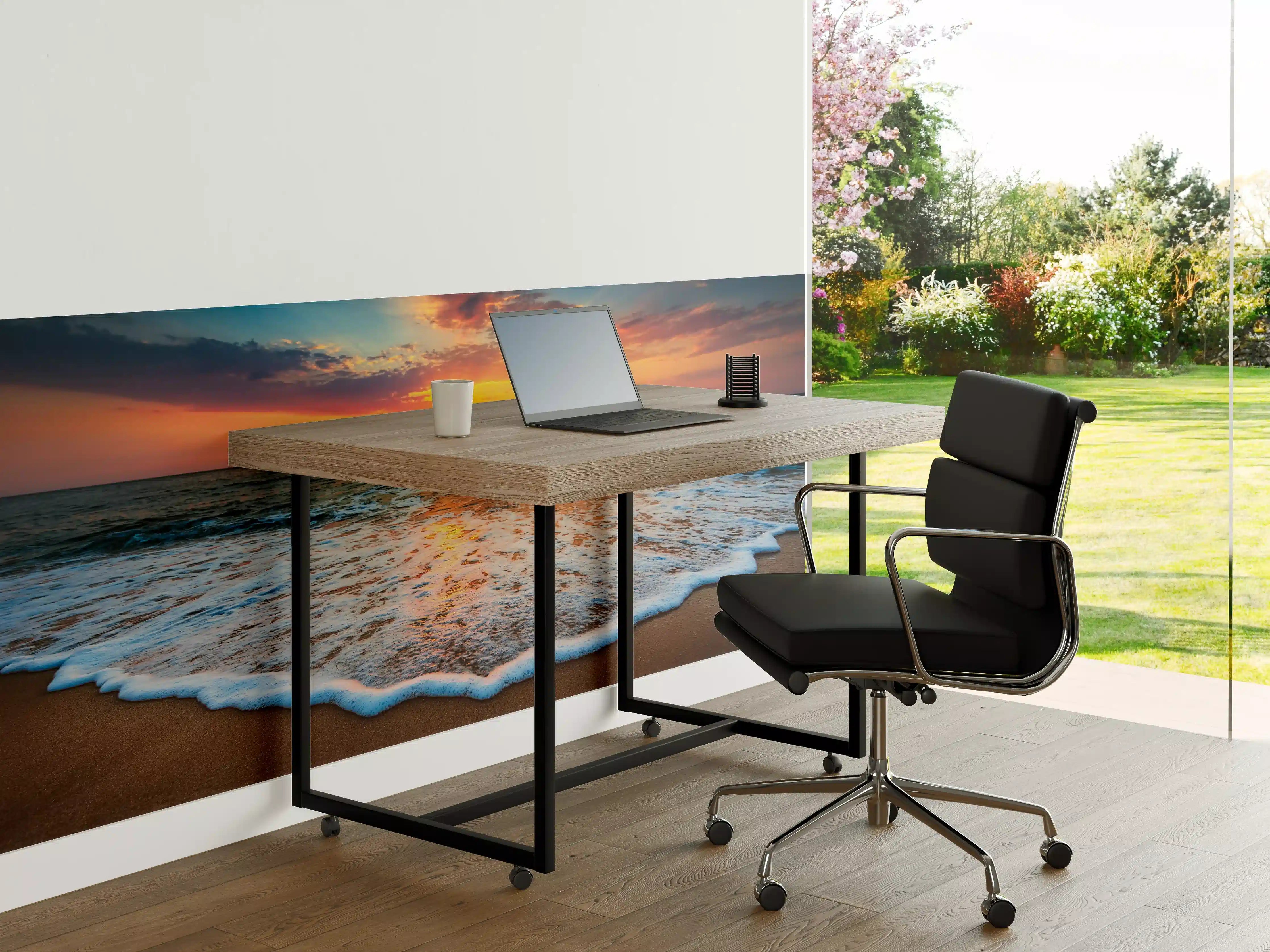 Büro Wandgestaltung - Magischer Sonnenaufgang Meer