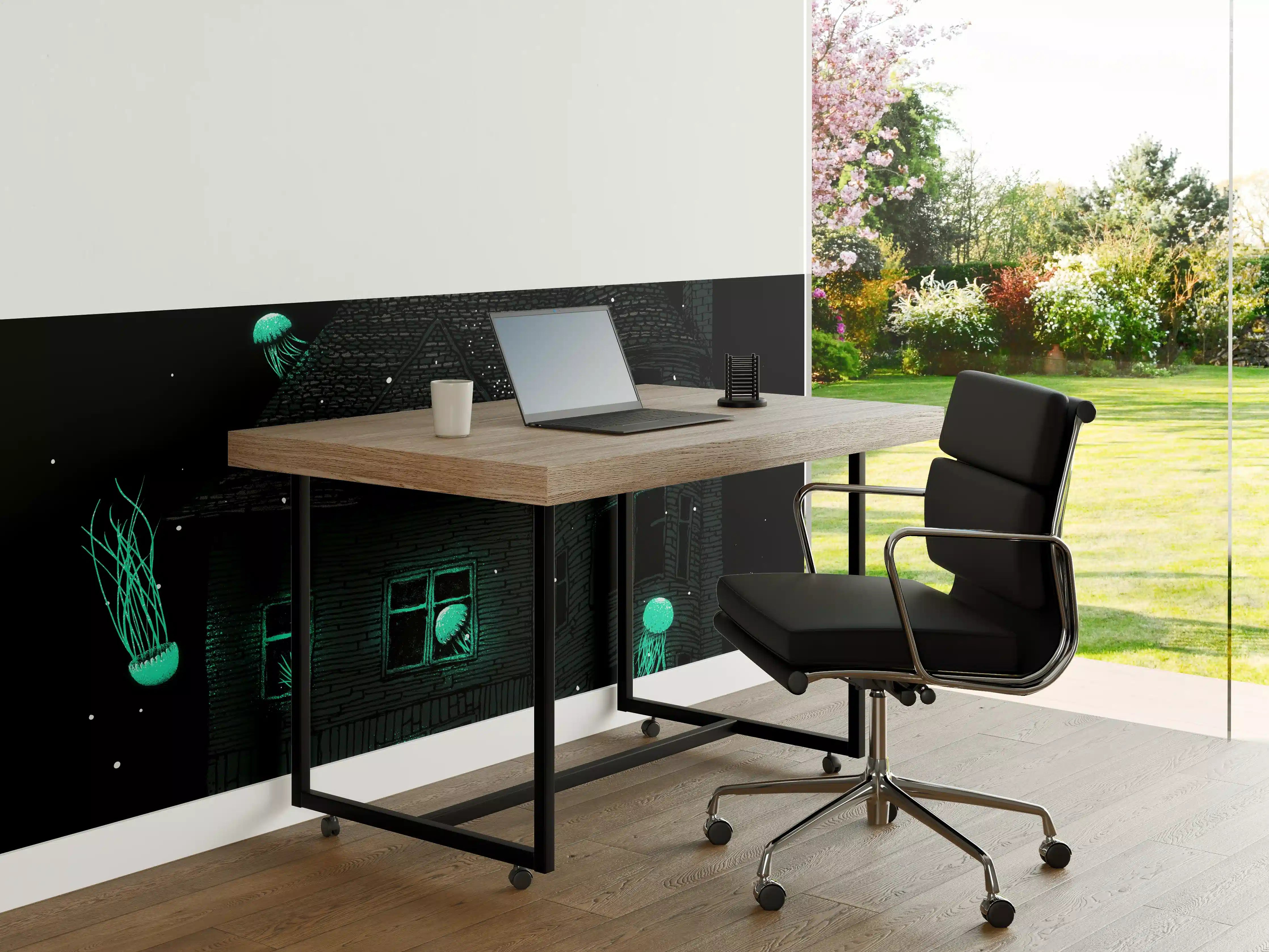 Büro Wandgestaltung - Magisches Haus Sternennacht