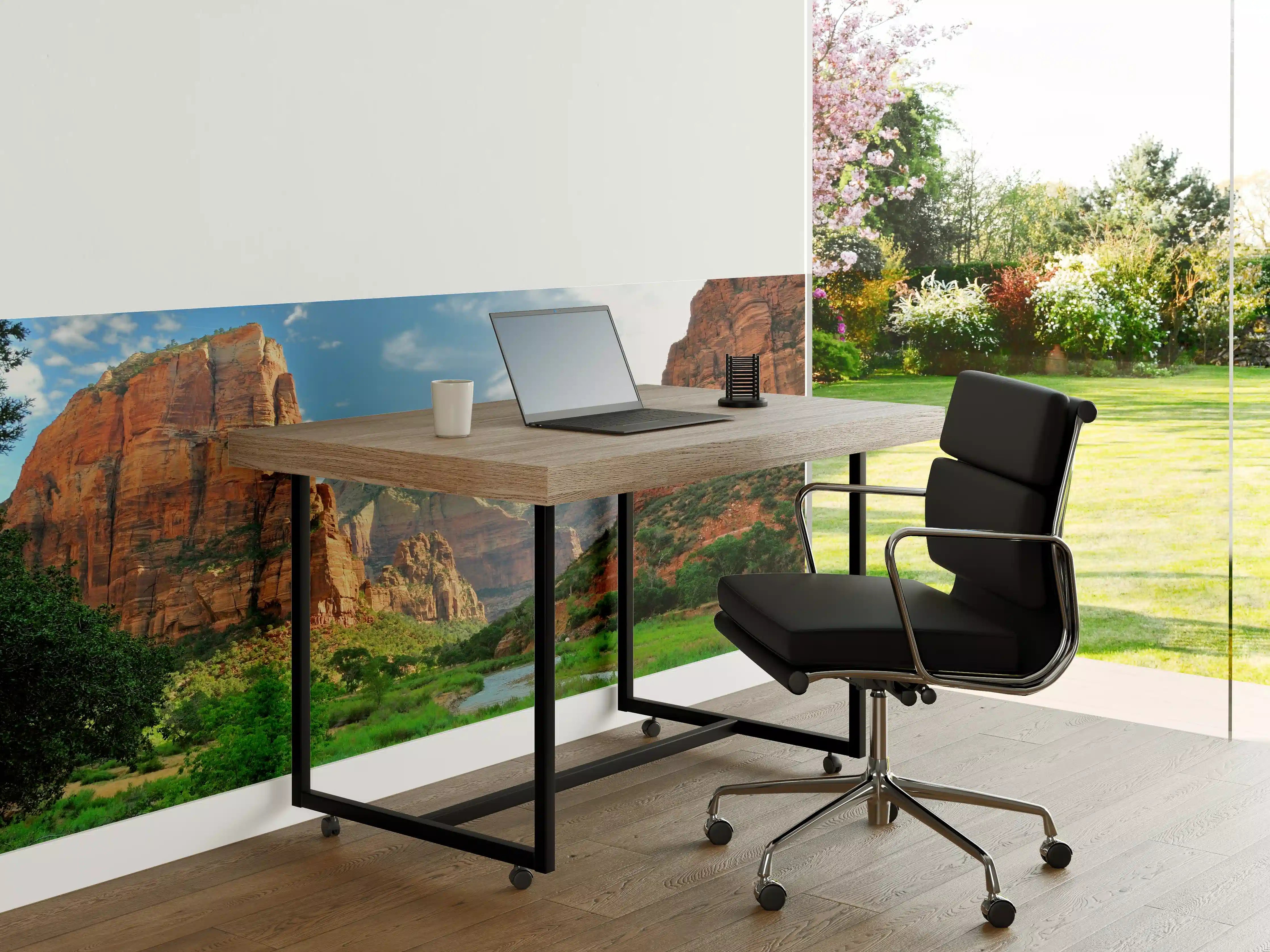 Büro Wandgestaltung - Majestätische Canyon-Landschaft mit Fluss