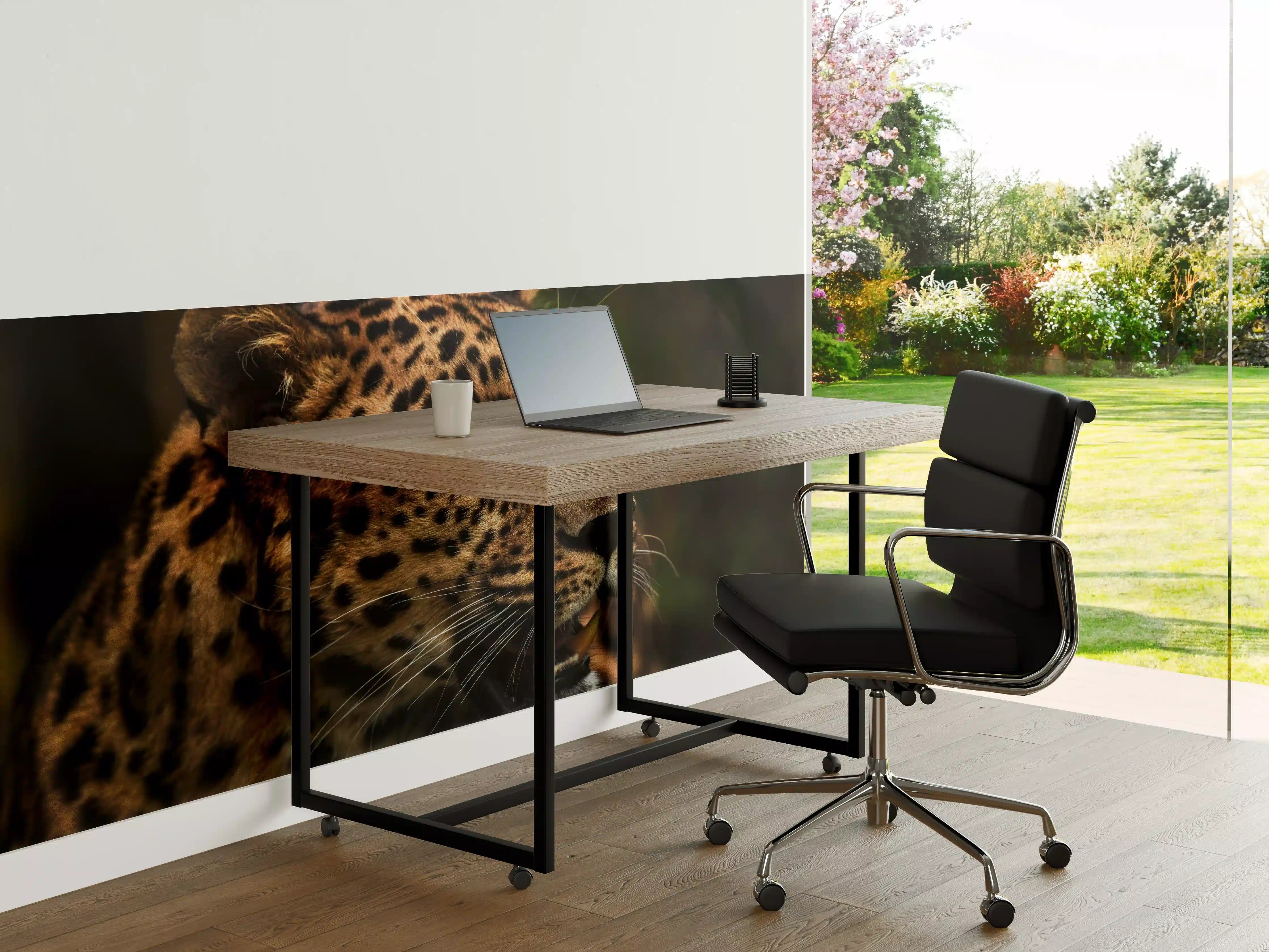 Büro Wandgestaltung - Majestätischer Amur-Leopard