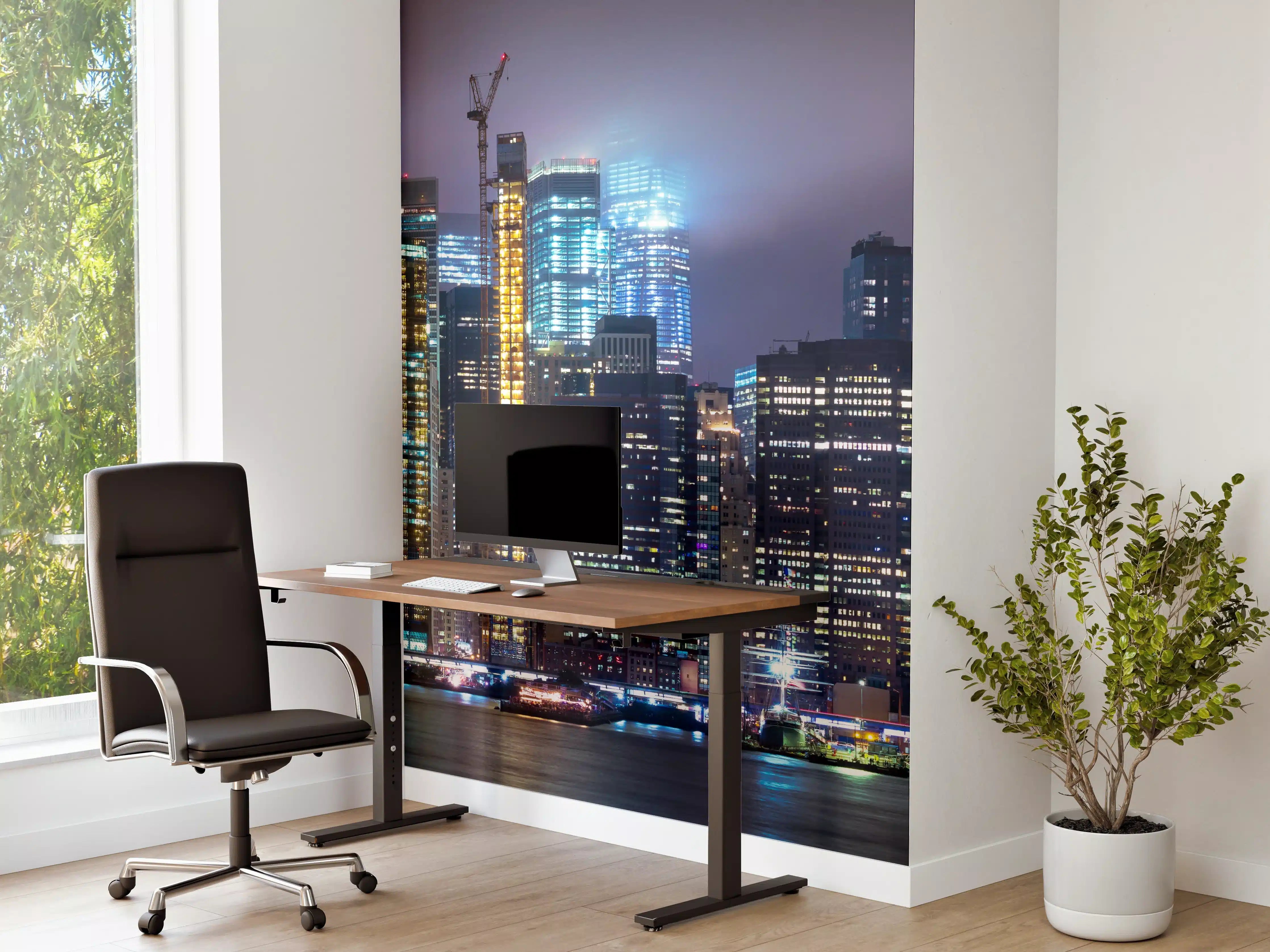 Büro Wandgestaltung - Manhattan Skyline – Stadt der Lichter