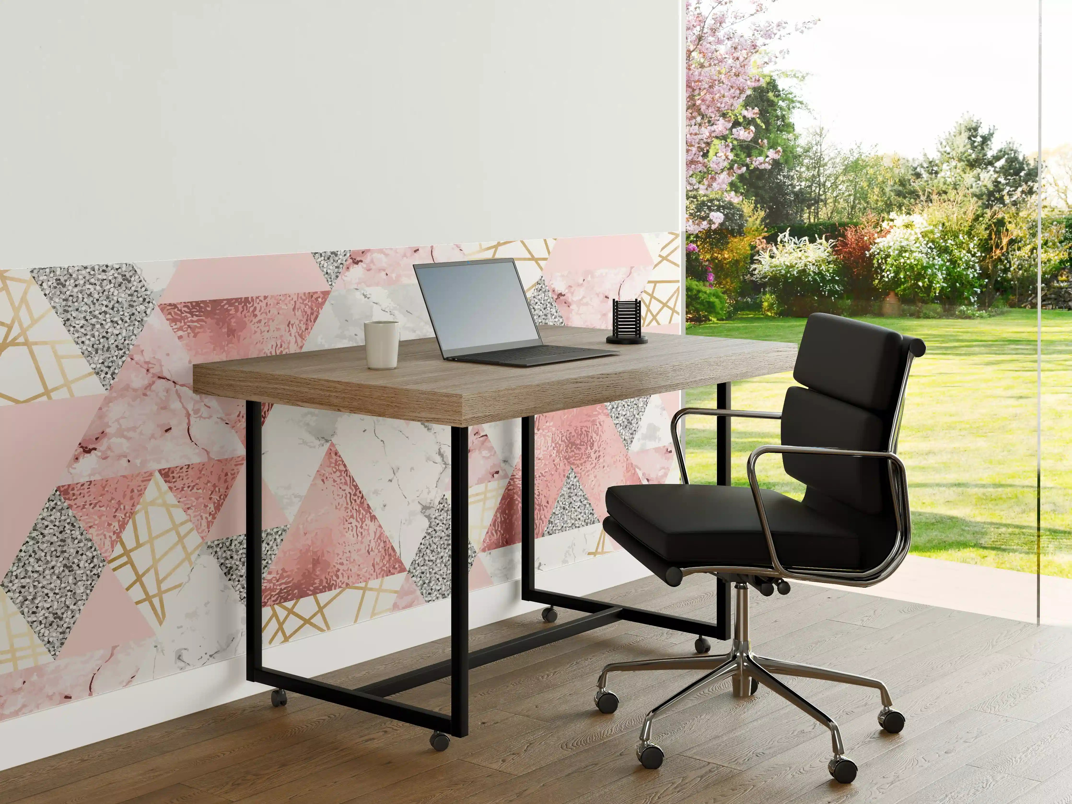 Büro Wandgestaltung - Marble Pattern Rosa Gold Dekor