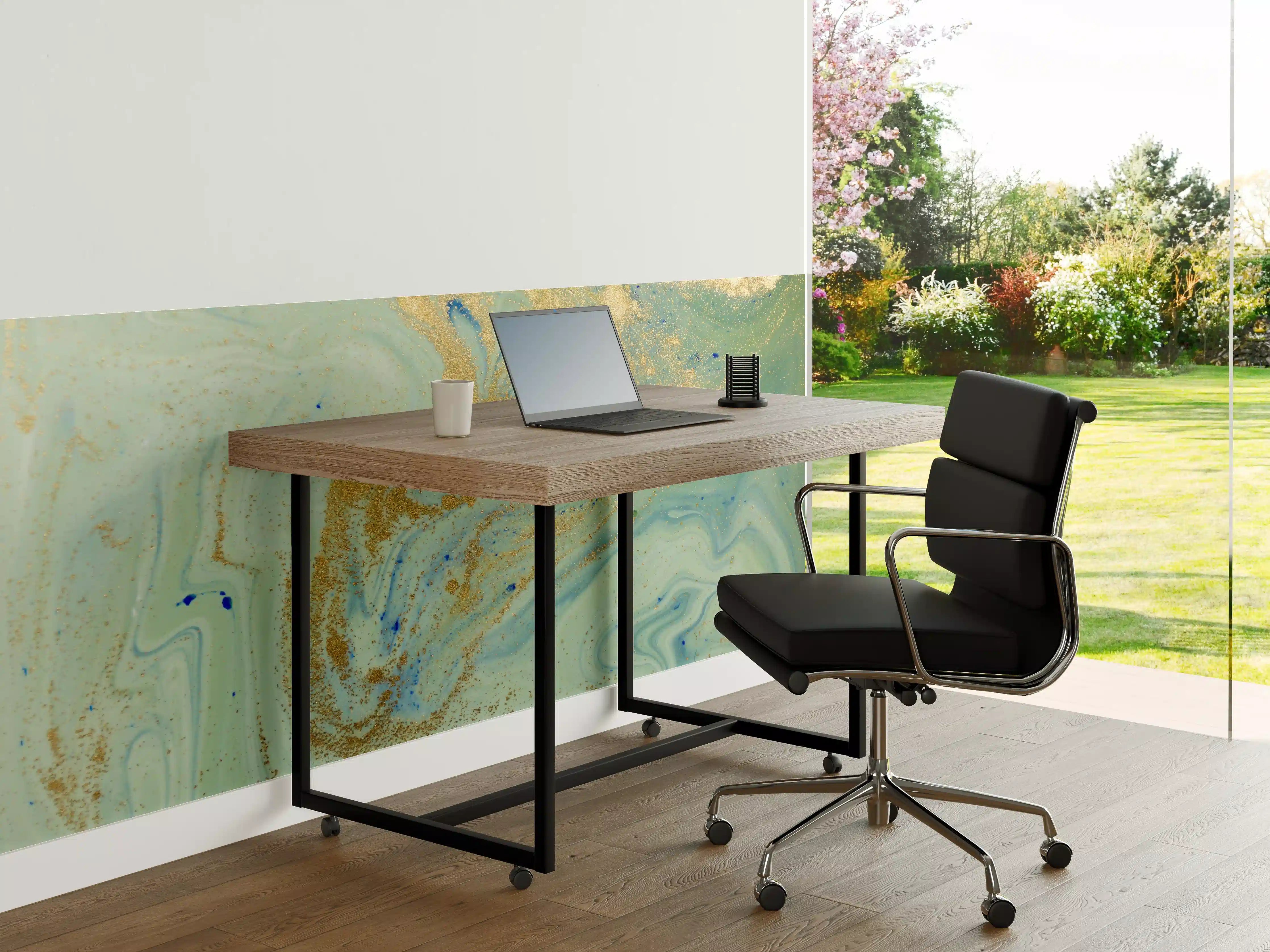 Büro Wandgestaltung - Maritimes Wasserfarbenkunstwerk