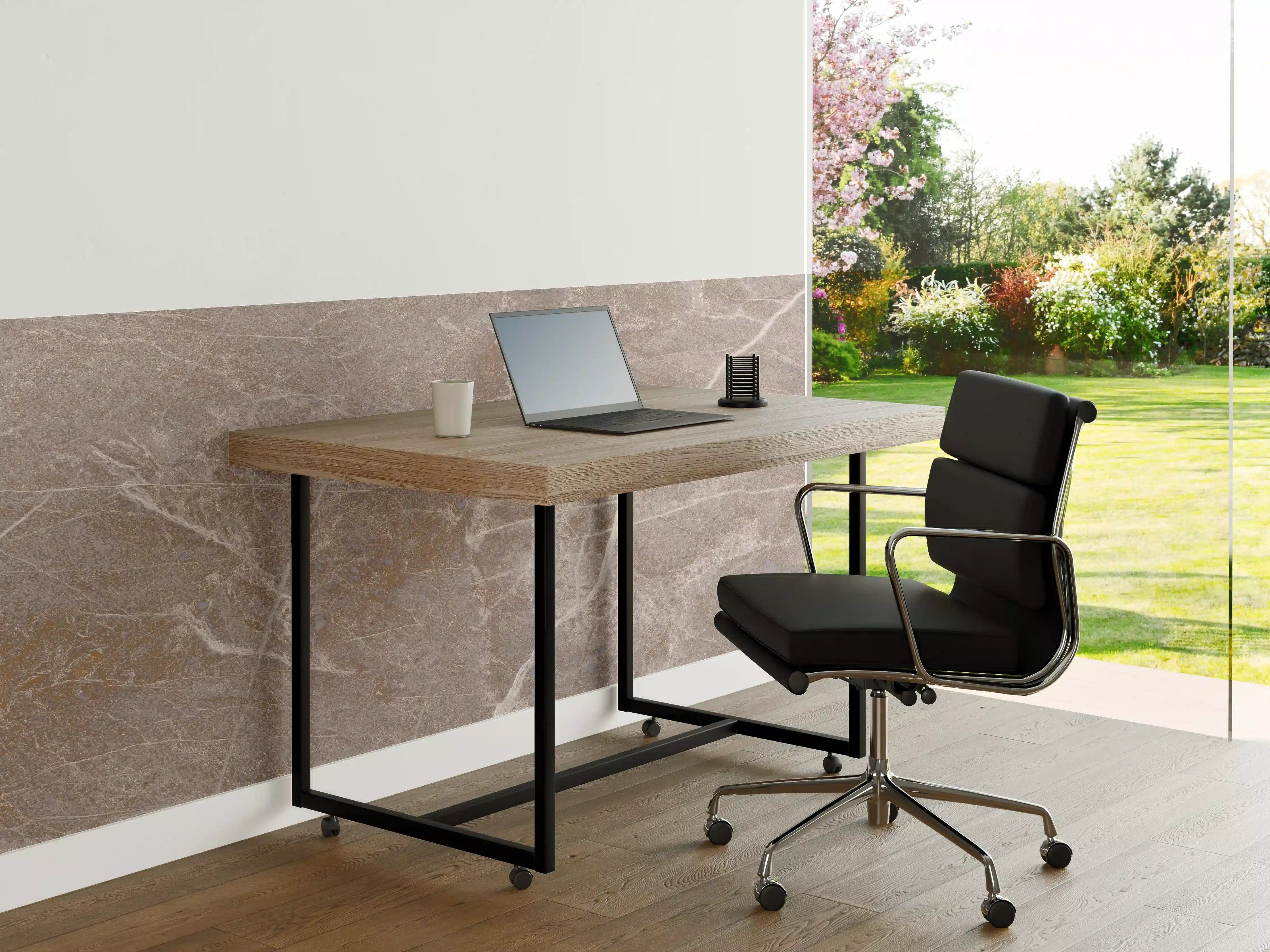 Büro Wandgestaltung - Marmor Textur - Rosa