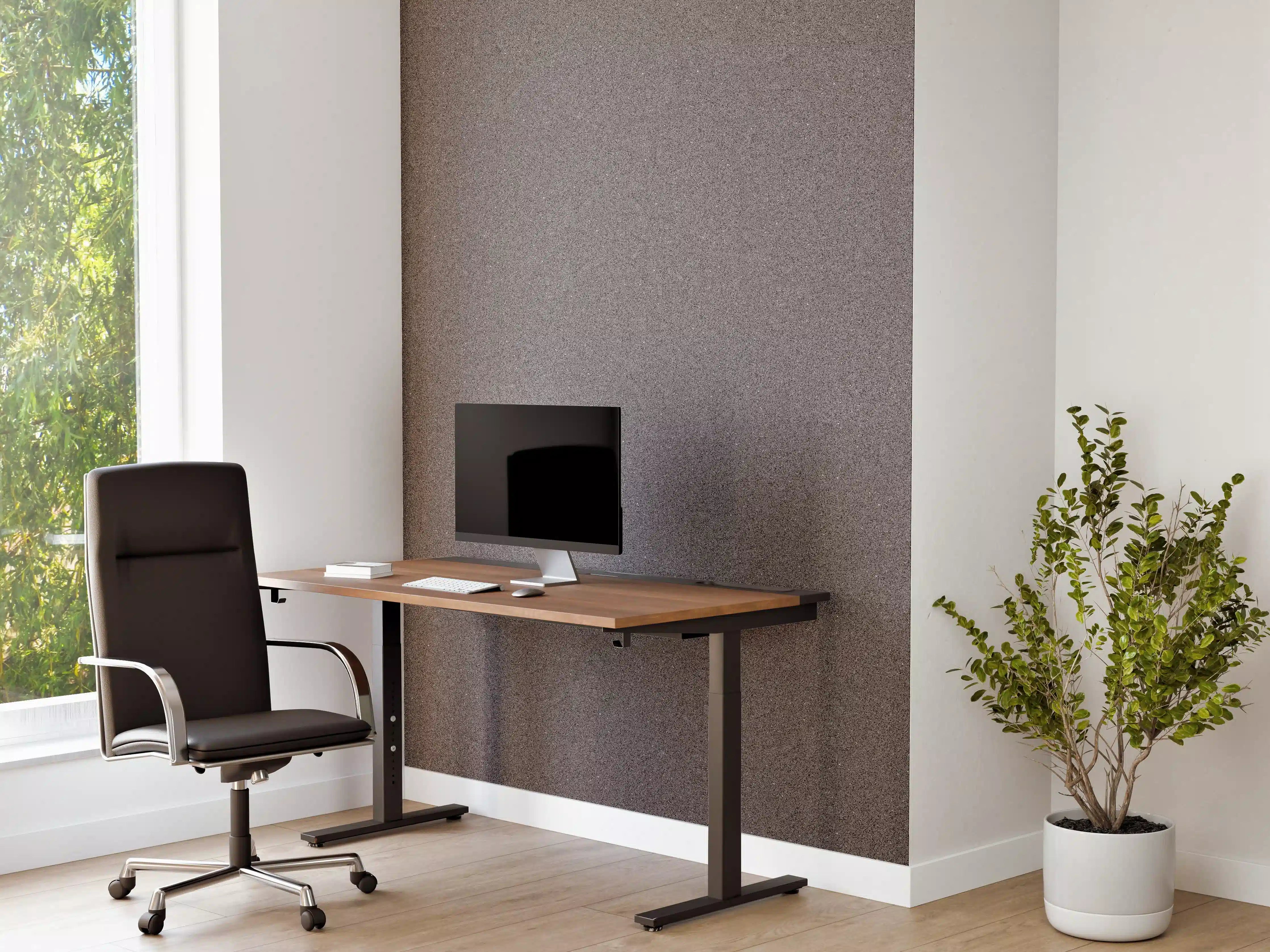 Büro Wandgestaltung - Marmor Textur dunkel