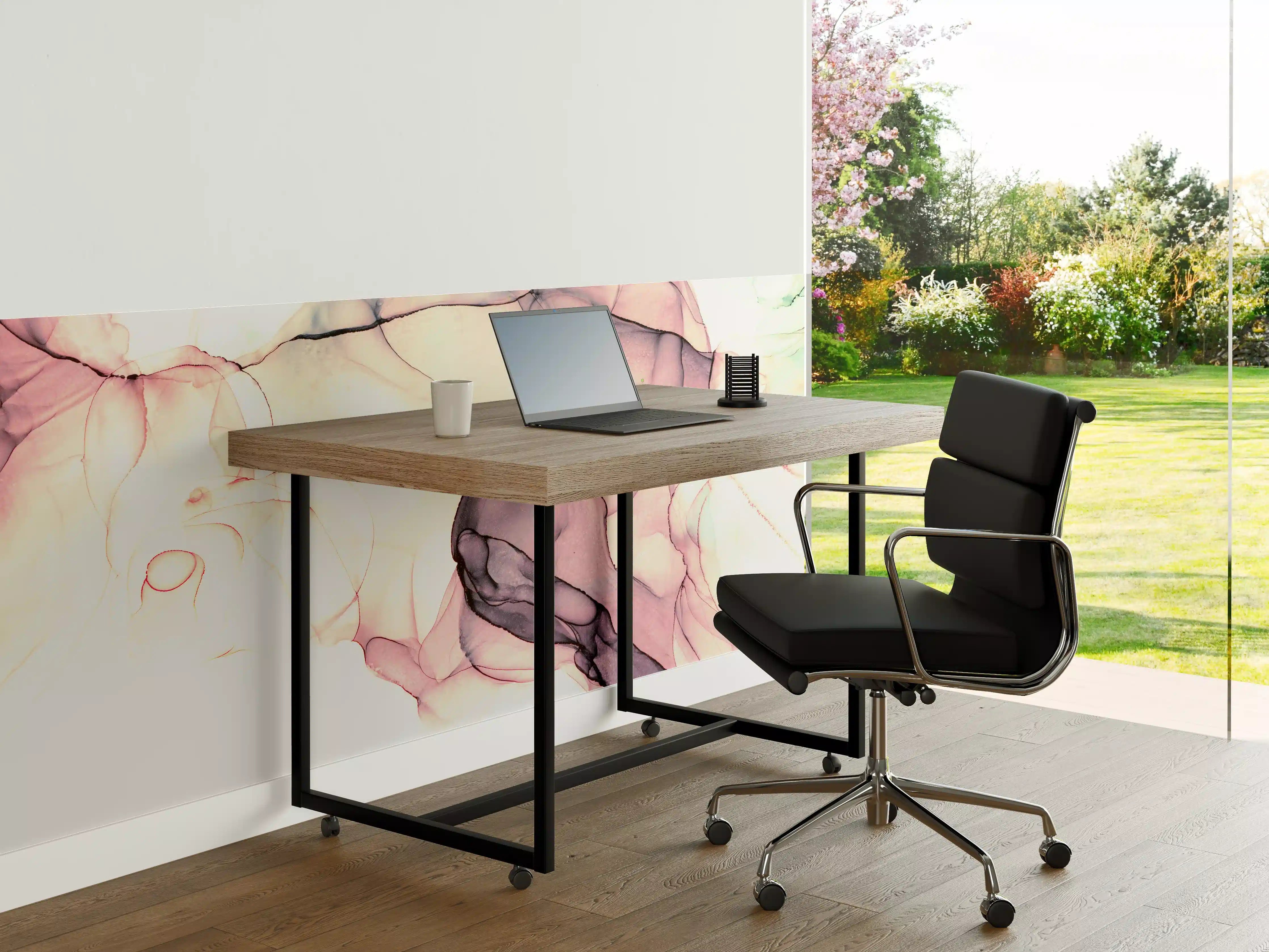 Büro Wandgestaltung - Marmor Wanddesign - Flüssigmalerei