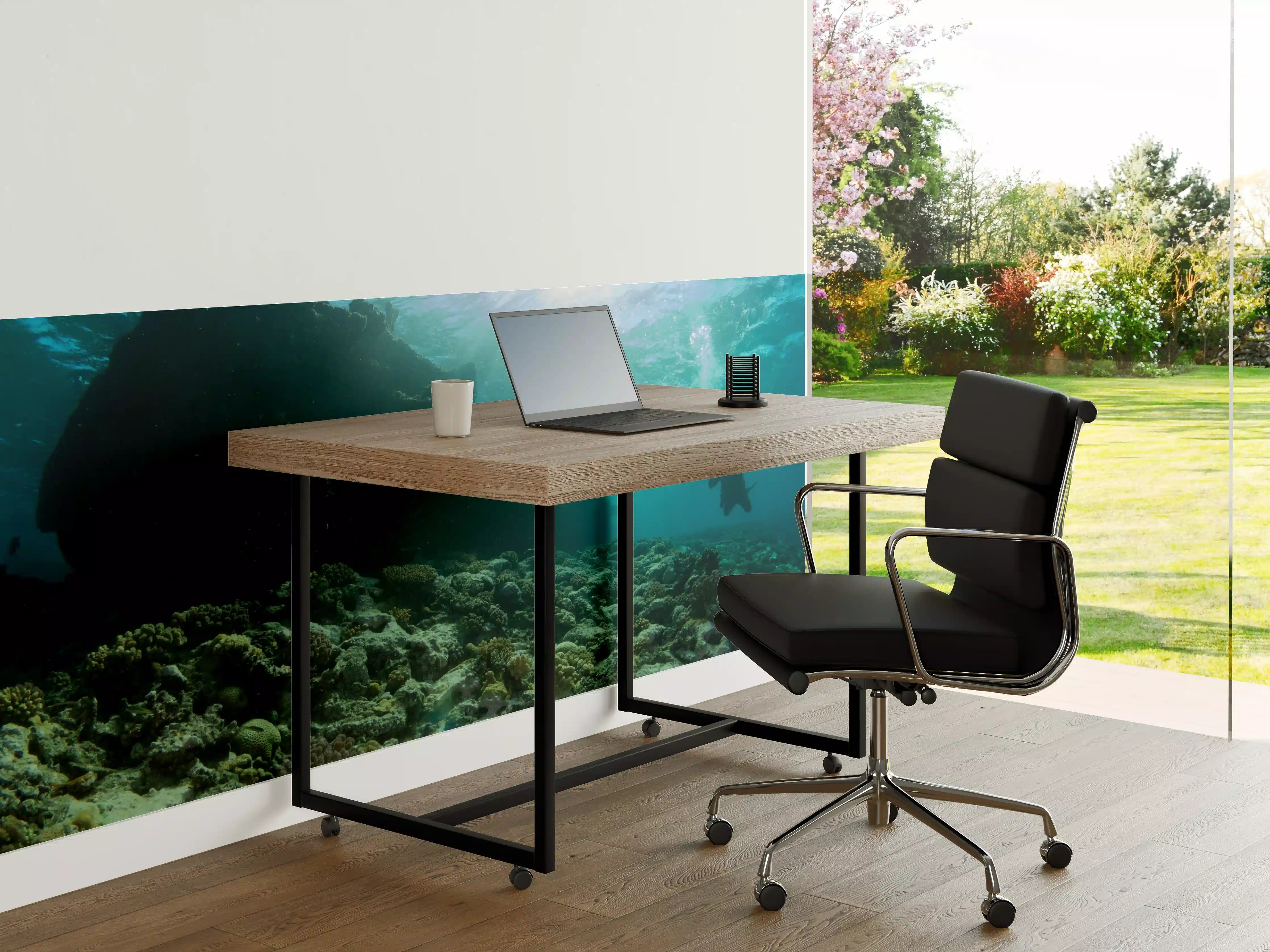Büro Wandgestaltung - Meeresboden mit Unterwasserleben