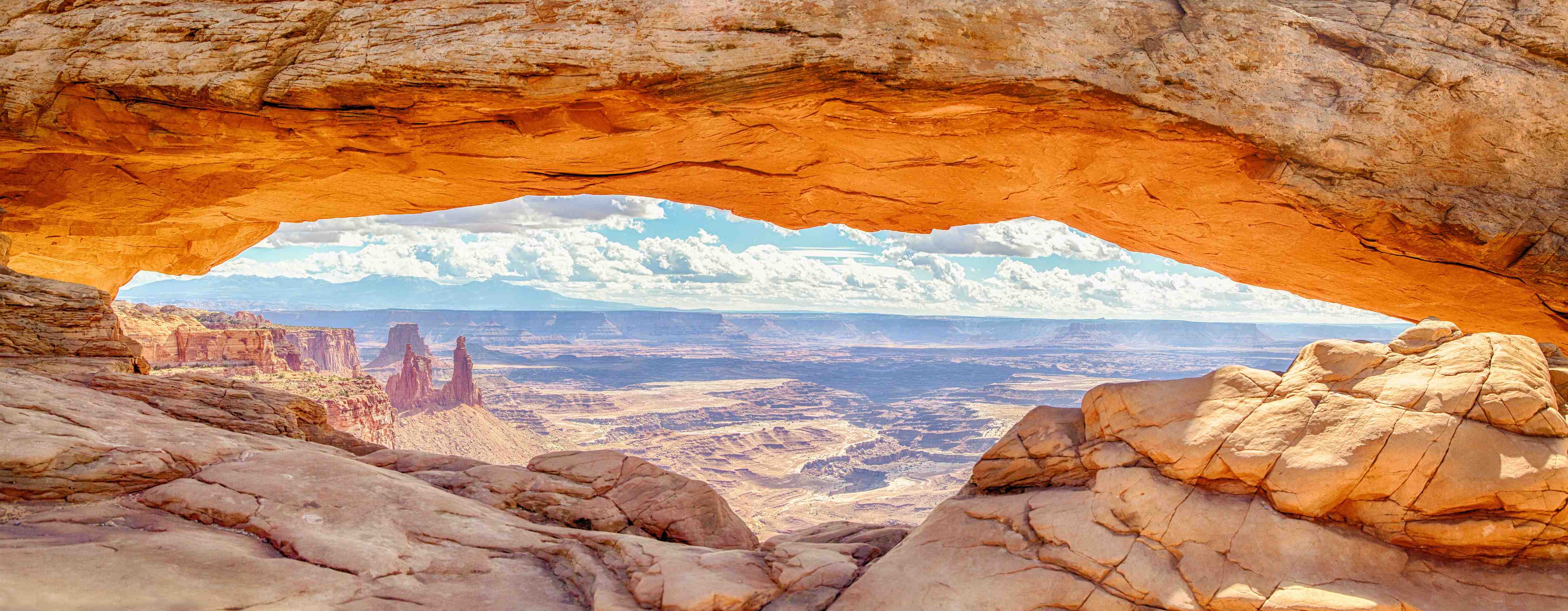 Büro Wandgestaltung-Mesa Arch-Panorama bei Sonnenaufgang