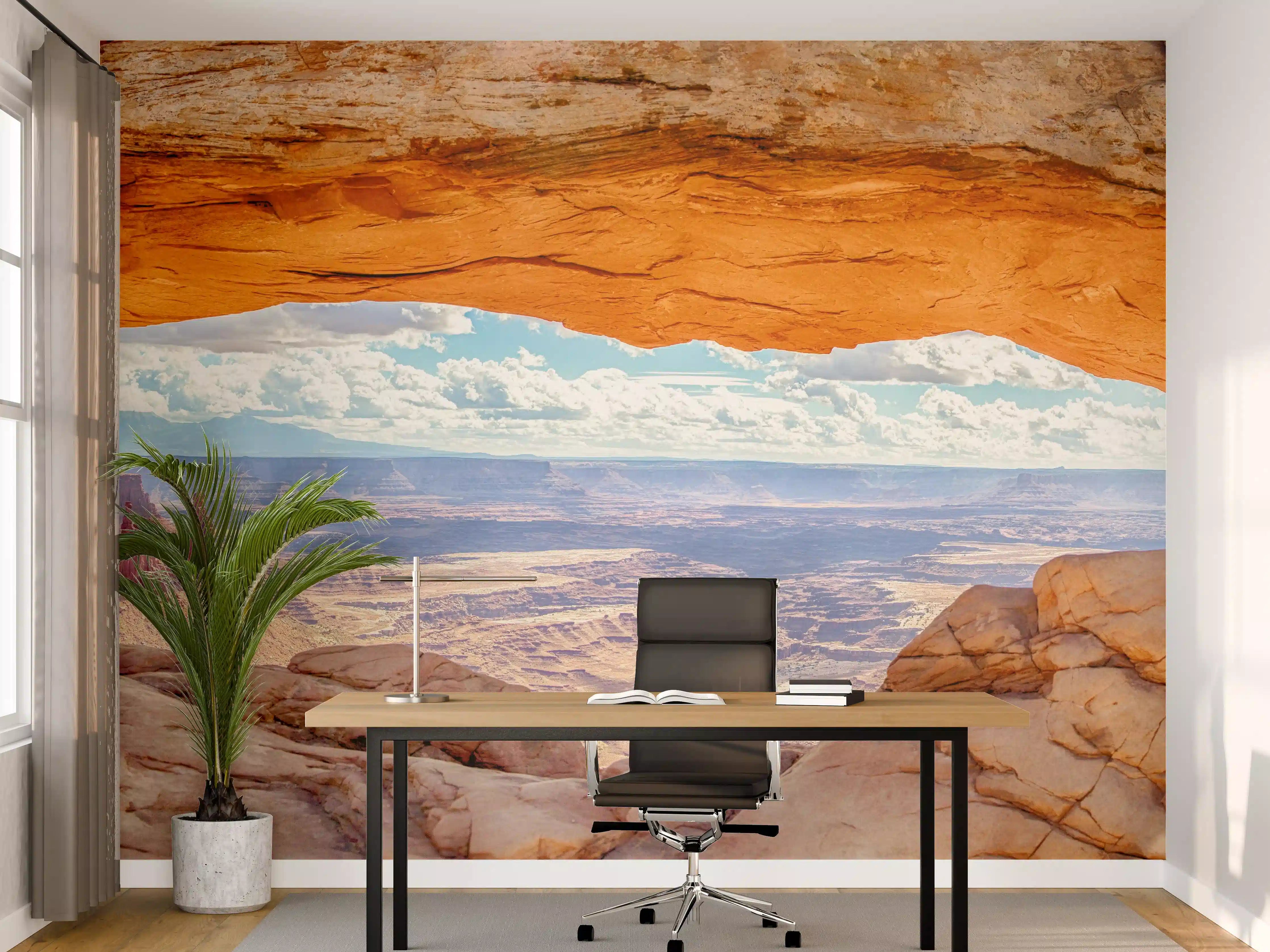 Büro Wandgestaltung - Mesa Arch-Panorama bei Sonnenaufgang