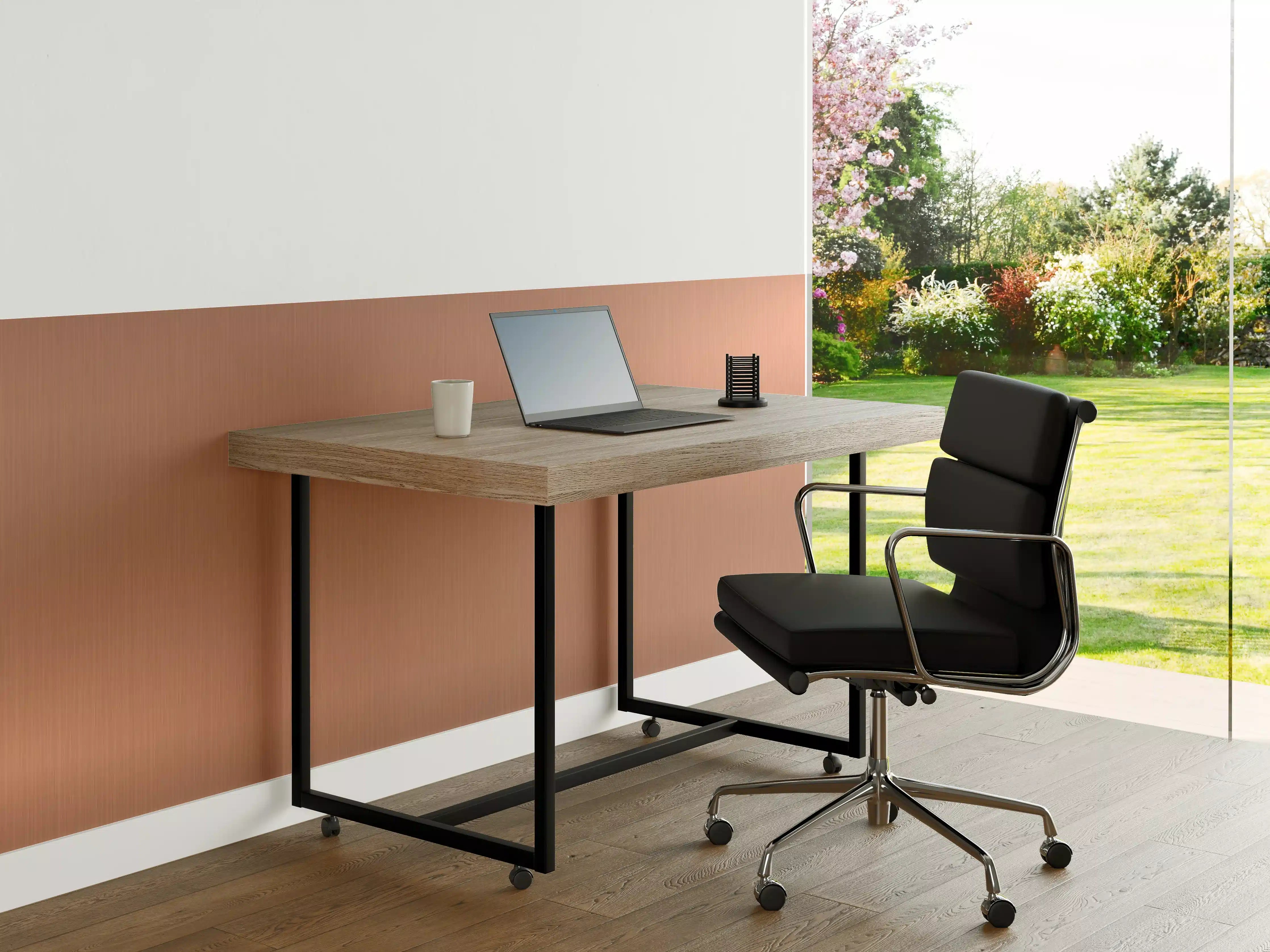 Büro Wandgestaltung - Metallischer Gebürsteter Hintergrund