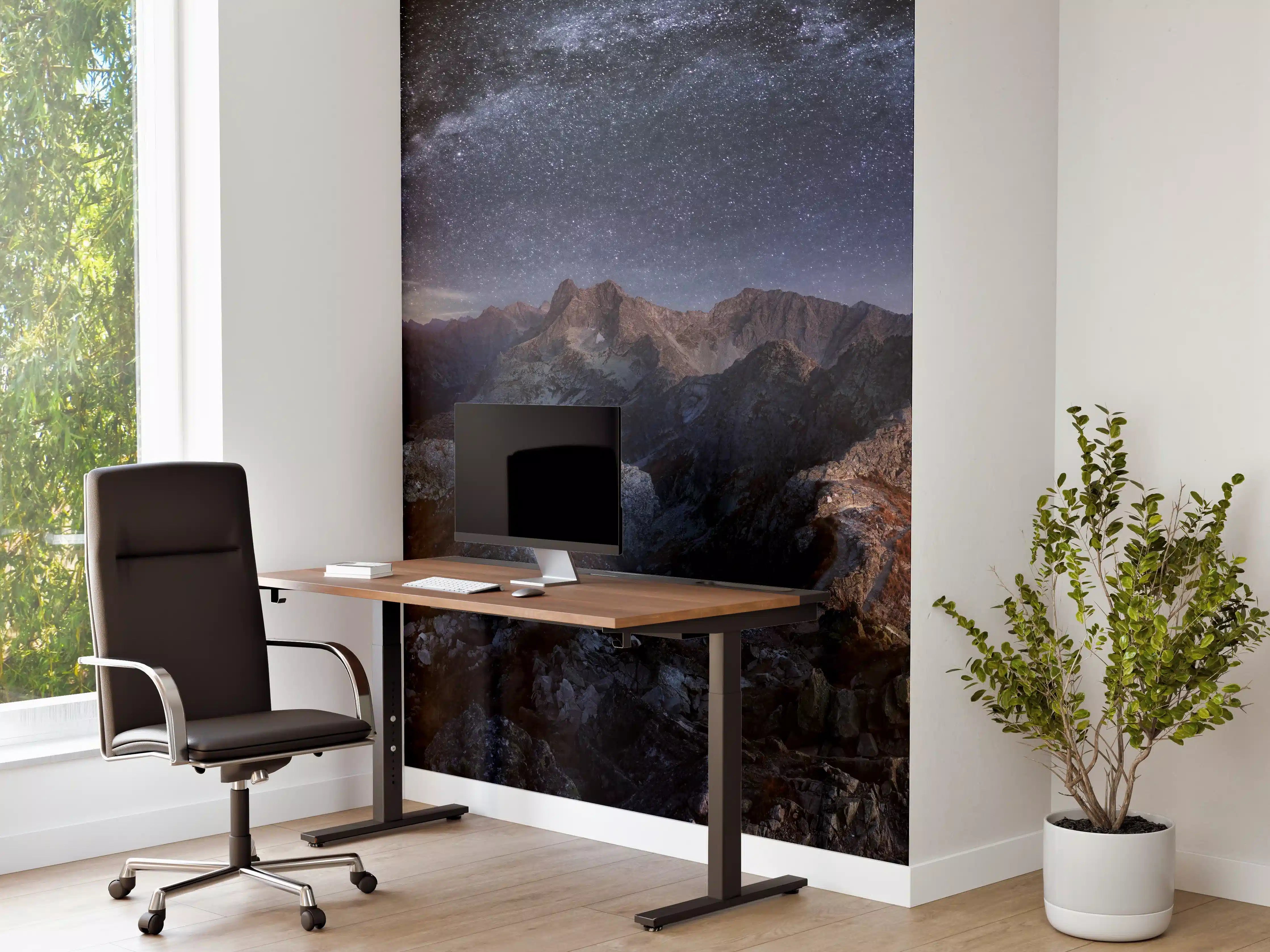 Büro Wandgestaltung - Milchstraße über Tatra Gebirgspanorama